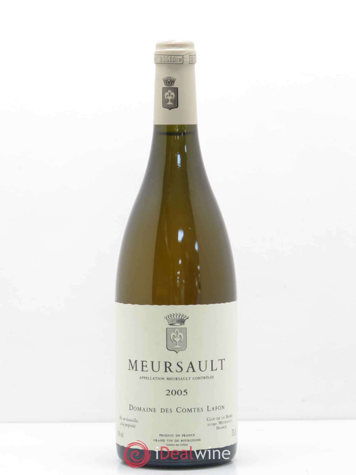 Meursault Comtes Lafon (Domaine des) 2005 - Lot de 1 bouteille - 0