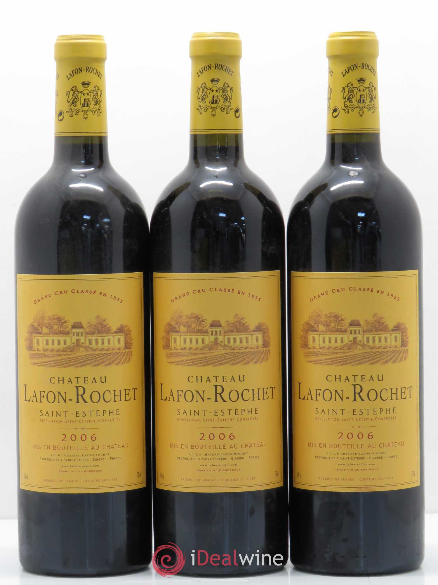 Château Lafon Rochet 4ème Grand Cru Classé 2006 - Lot de 12 bouteilles - 2