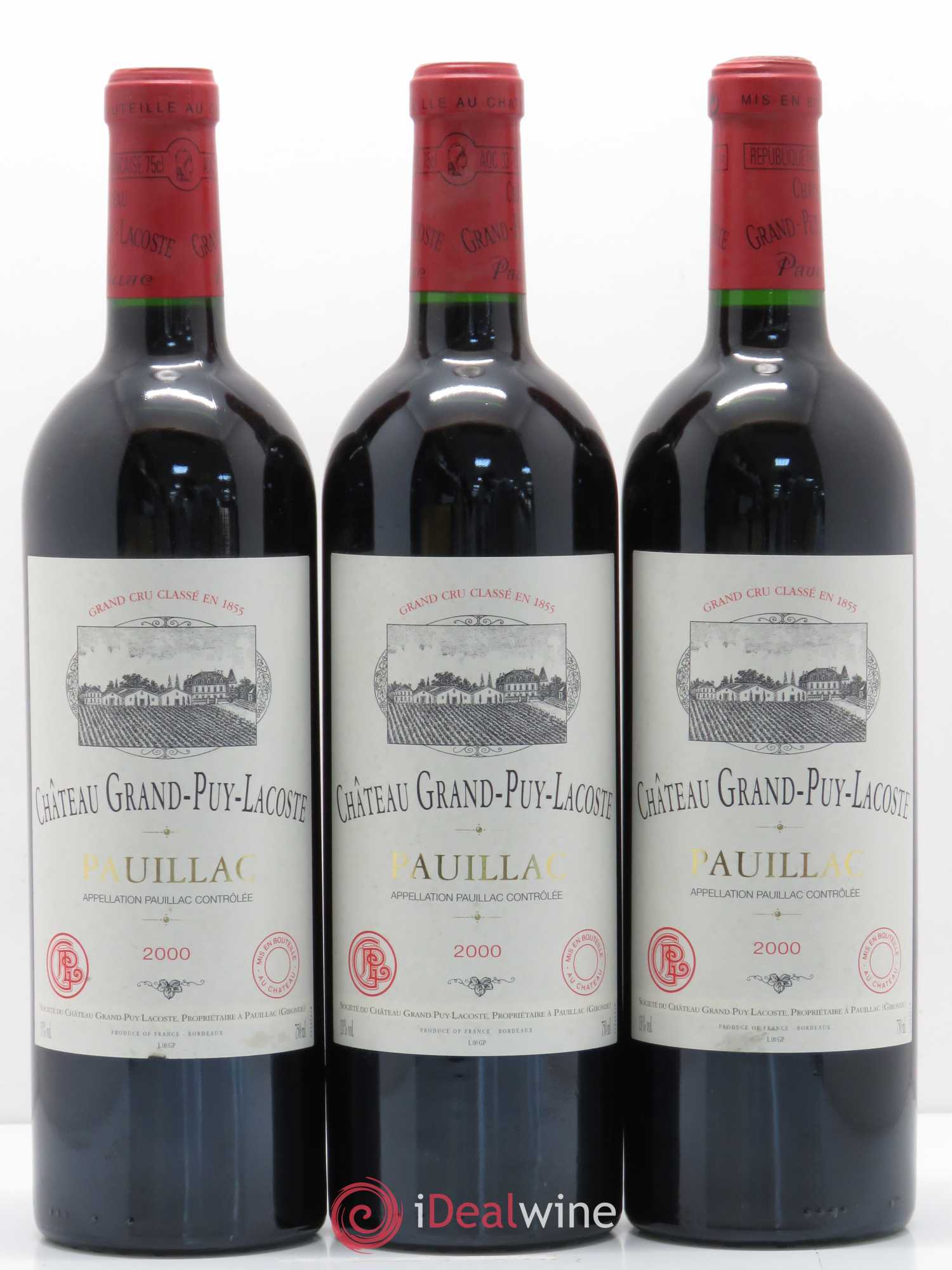Château Grand Puy Lacoste 5ème Grand Cru Classé 2000 - Lot de 12 bouteilles - 4