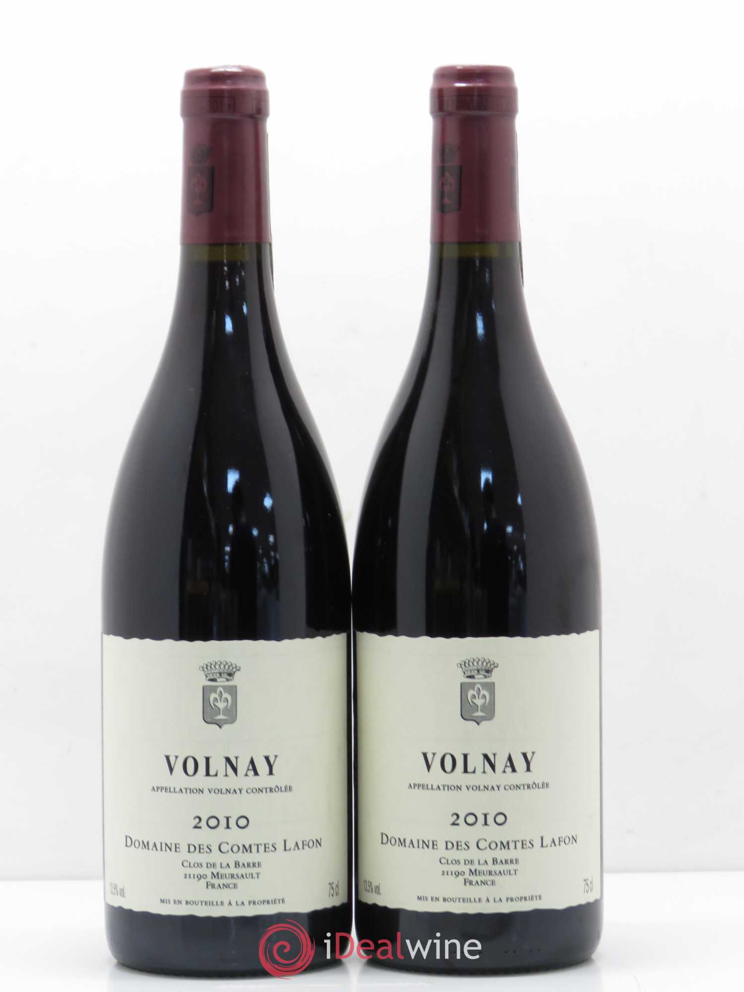 Volnay Comtes Lafon (Domaine des) 2010 - Lot de 2 bouteilles - 0