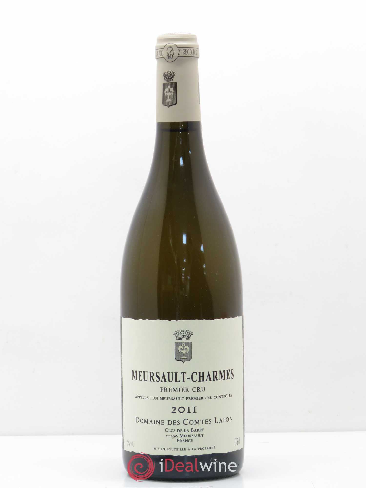 Meursault 1er Cru Charmes Comtes Lafon (Domaine des) 2011 - Lot de 1 bouteille - 0