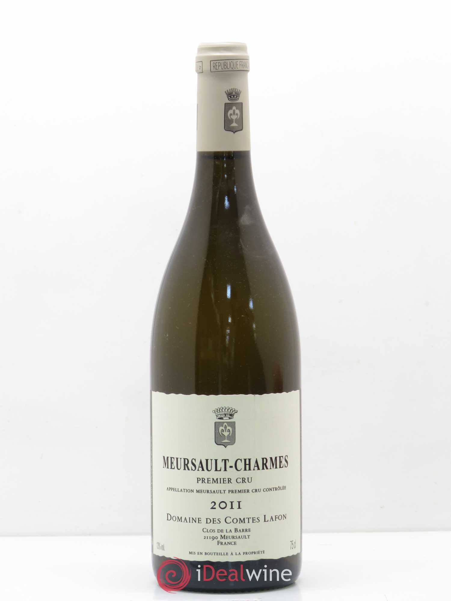 Meursault 1er Cru Charmes Comtes Lafon (Domaine des) 2011 - Lot de 1 bouteille - 0