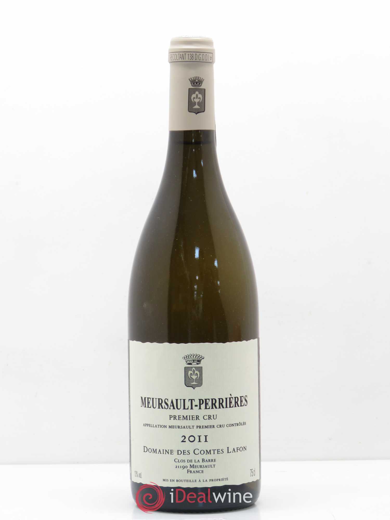 Meursault 1er Cru Perrières Comtes Lafon (Domaine des) 2011 - Lot de 1 bouteille - 0