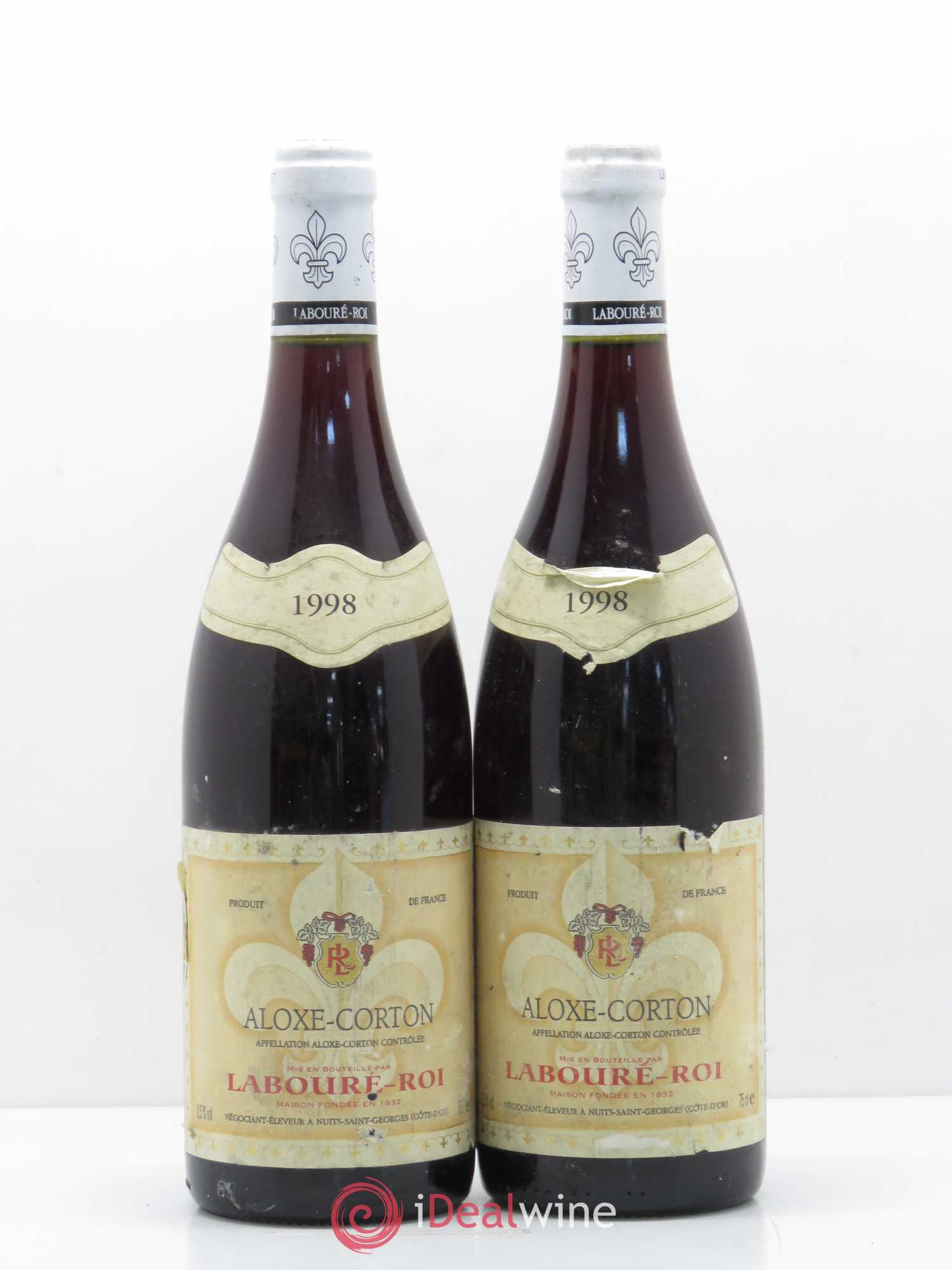 Aloxe-Corton Maison Labouré Roi (sans prix de réserve) 1998 - Posten von 2 Flaschen - 0