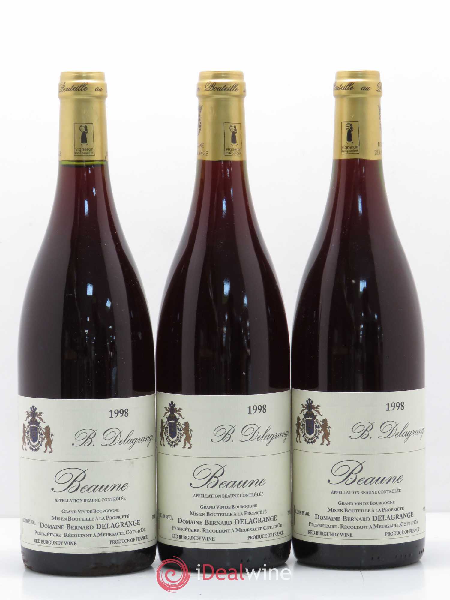 Beaune Domaine Bernard Delagrange (sans prix de réserve) 1998 - Posten von 6 Flaschen - 2