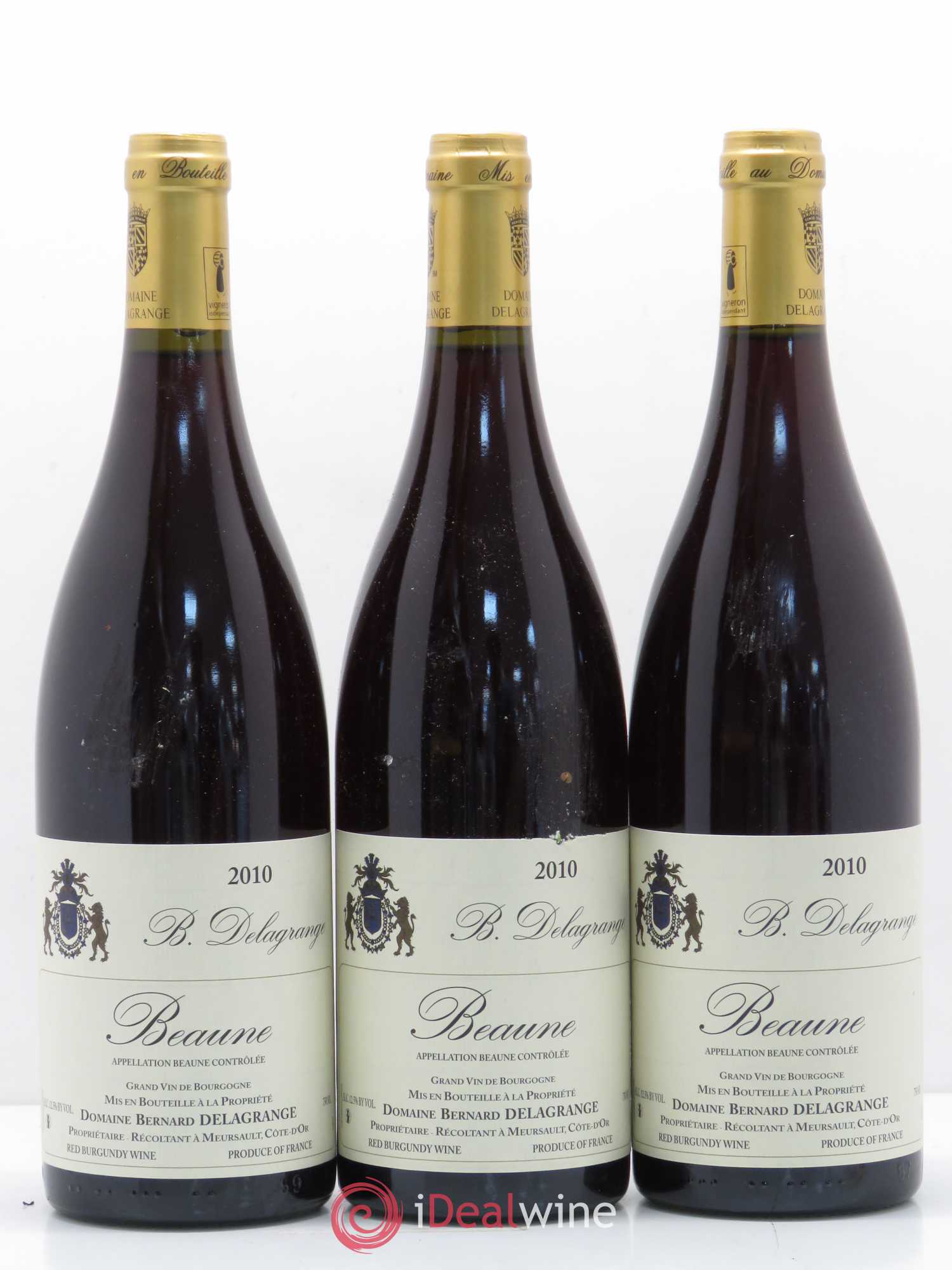 Beaune Domaine Bernard Delagrange (sans prix de réserve) 2010 - Posten von 6 Flaschen - 2