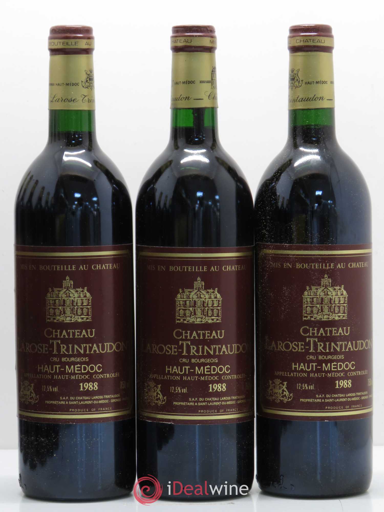 Château Larose Trintaudon Cru Bourgeois 1988 - Lot de 12 bouteilles - 2