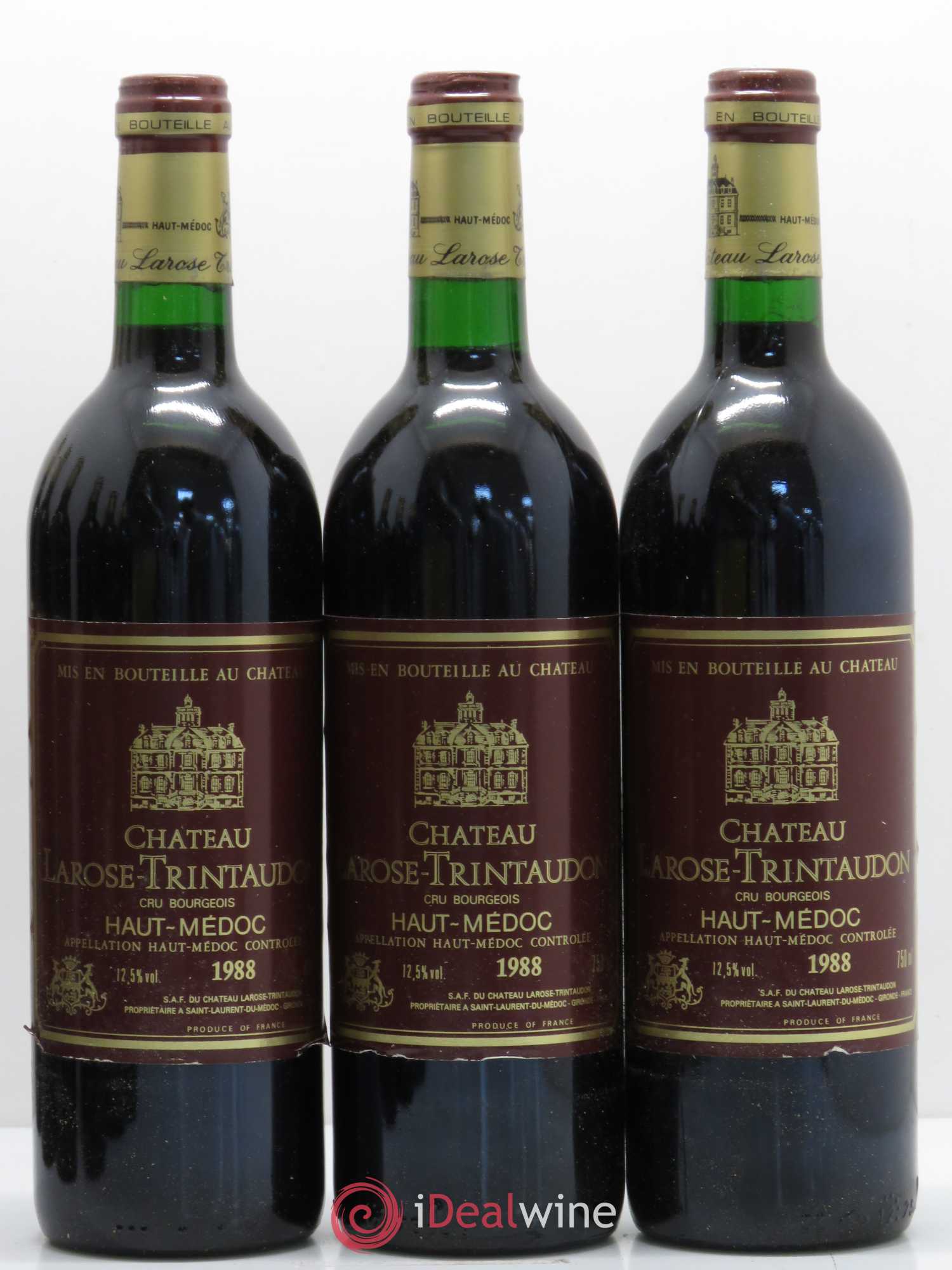 Château Larose Trintaudon Cru Bourgeois 1988 - Lot de 12 bouteilles - 2