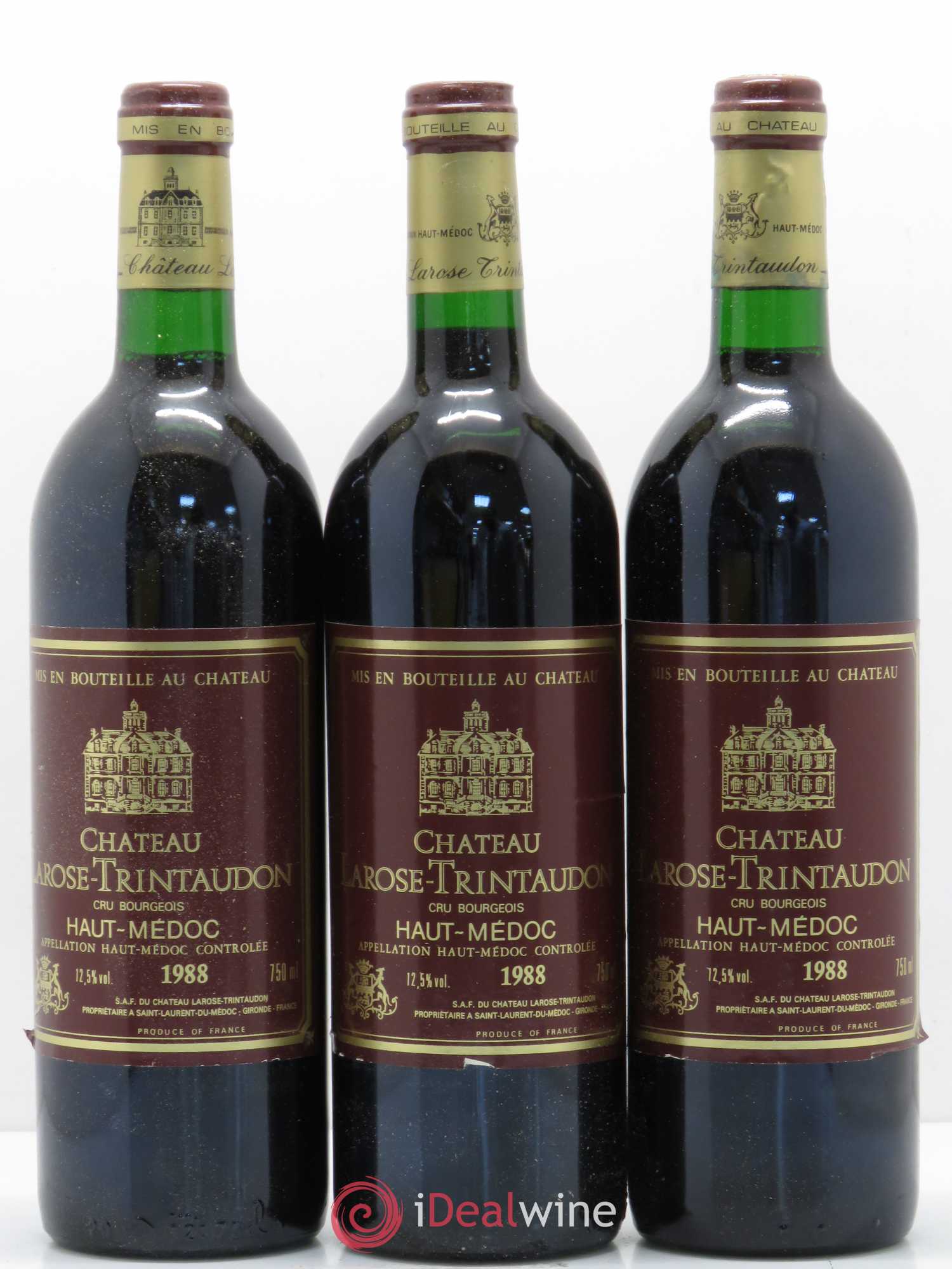 Château Larose Trintaudon Cru Bourgeois 1988 - Lot de 12 bouteilles - 4