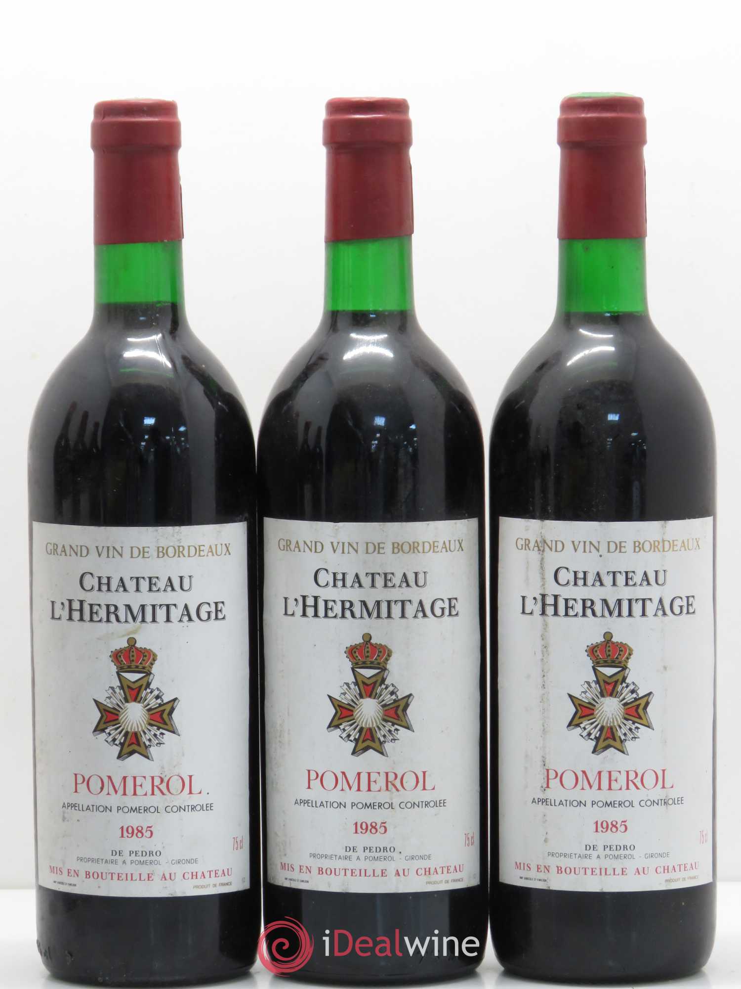 Pomerol Château L'Hermitage 1985 - Posten von 6 Flaschen - 1
