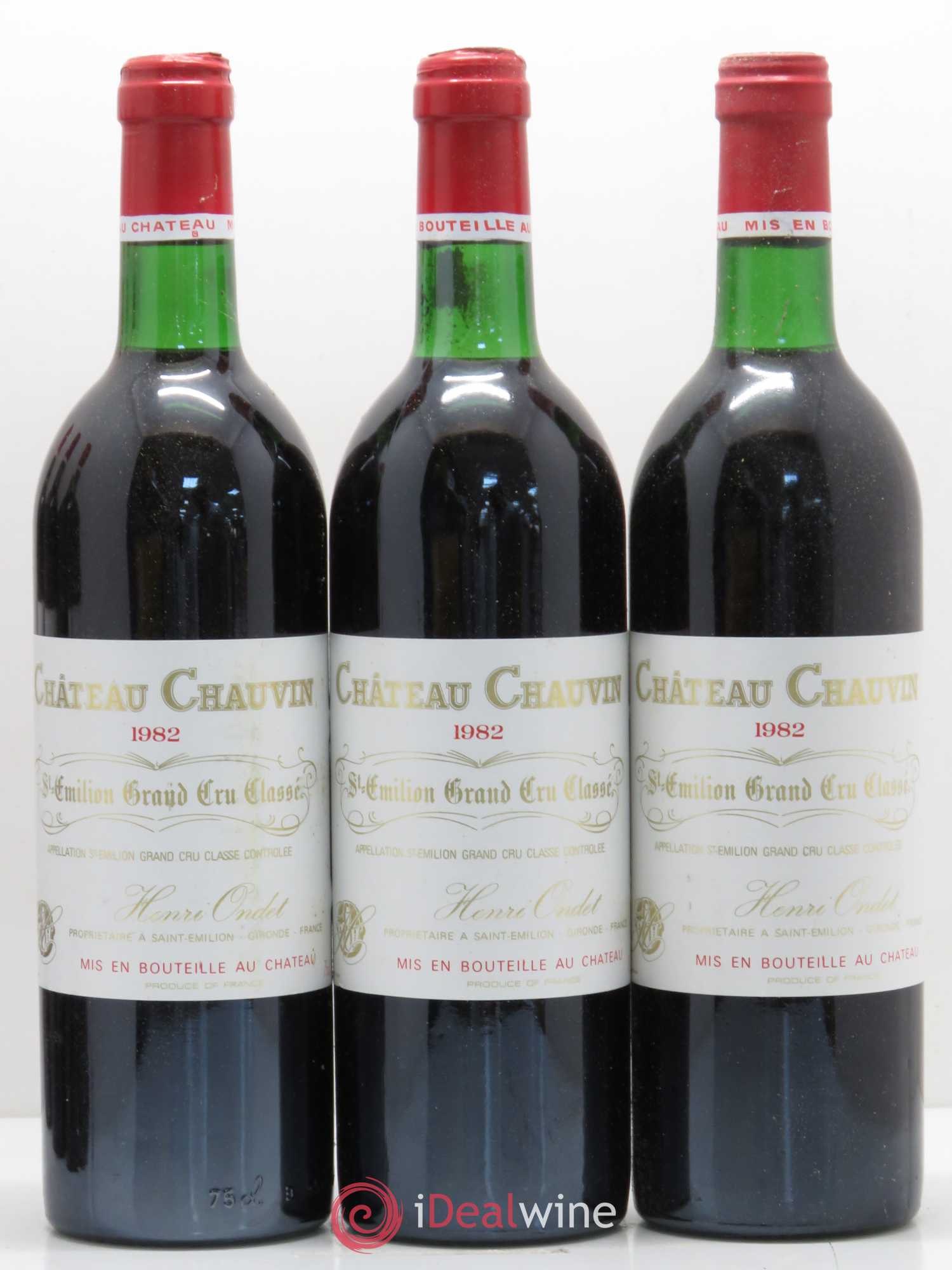 Château Chauvin Grand Cru Classé 1982 - Lot de 12 bouteilles - 3