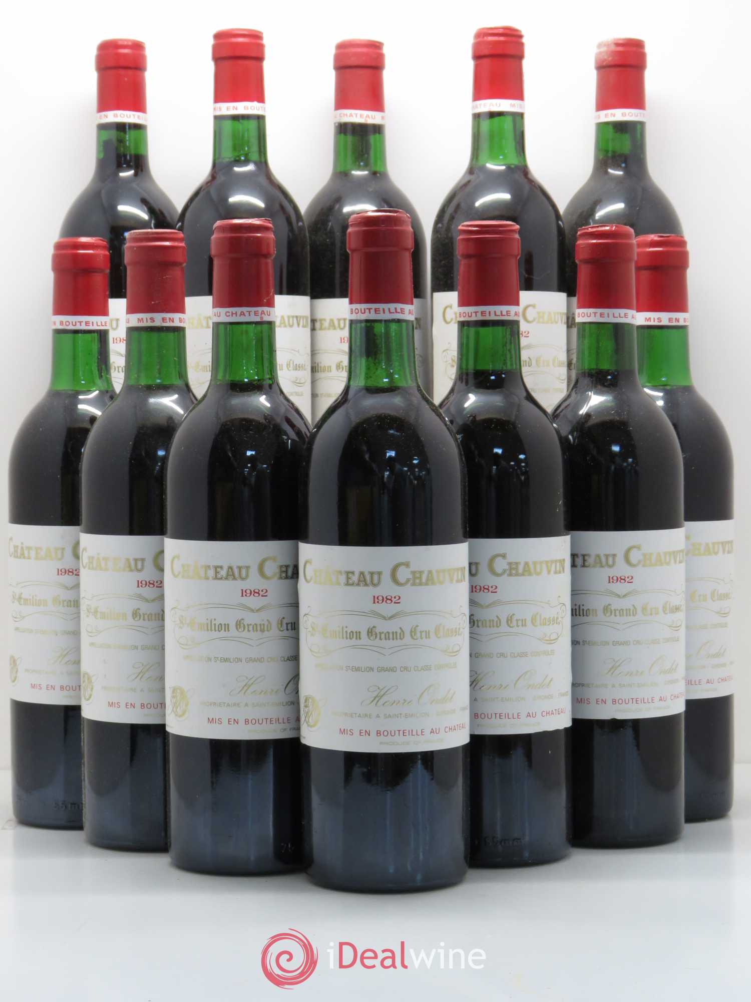 Château Chauvin Grand Cru Classé 1982 - Lot de 12 bouteilles - 0