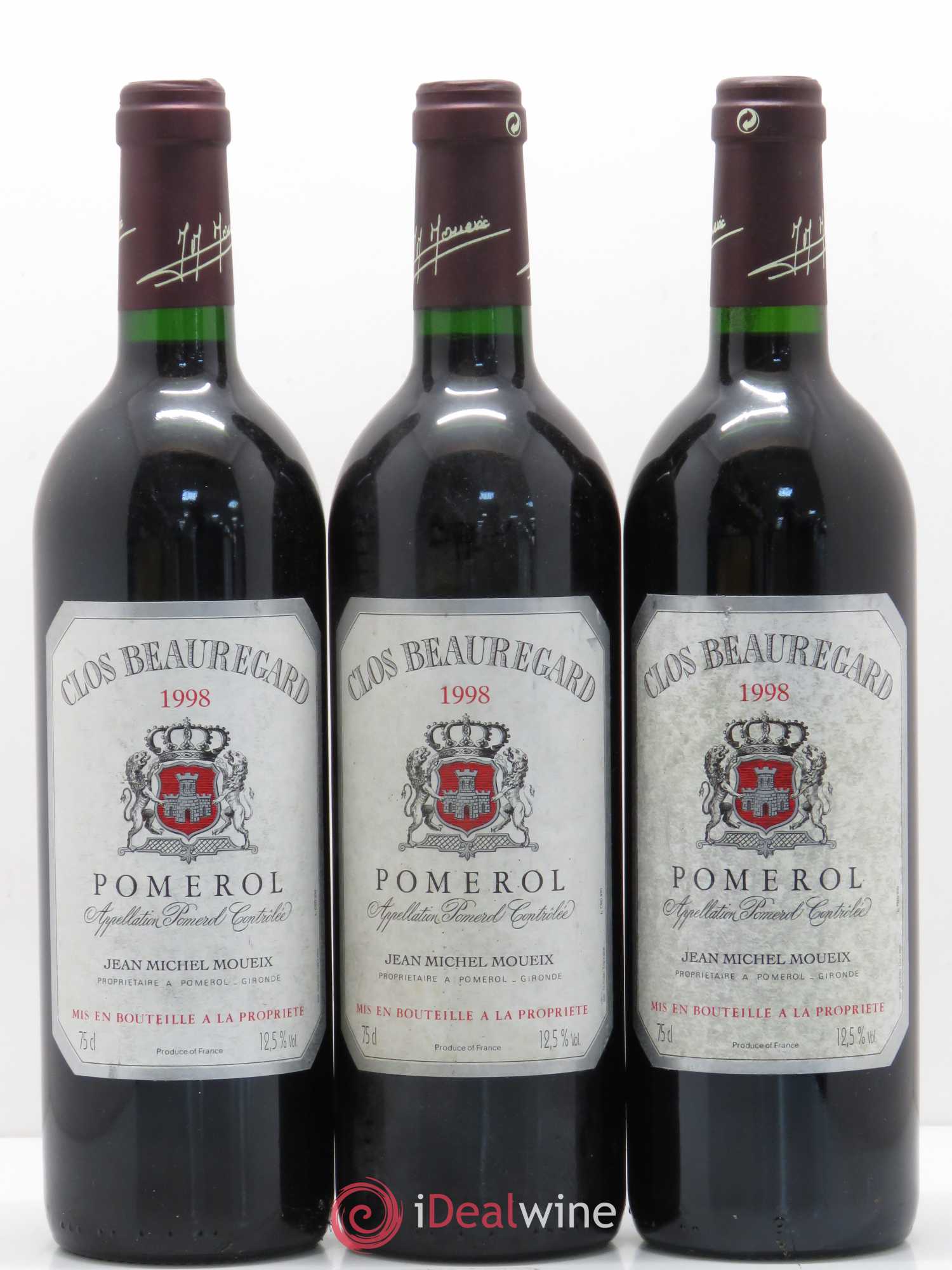 Clos Beauregard 1998 - Lot de 6 bouteilles - 2