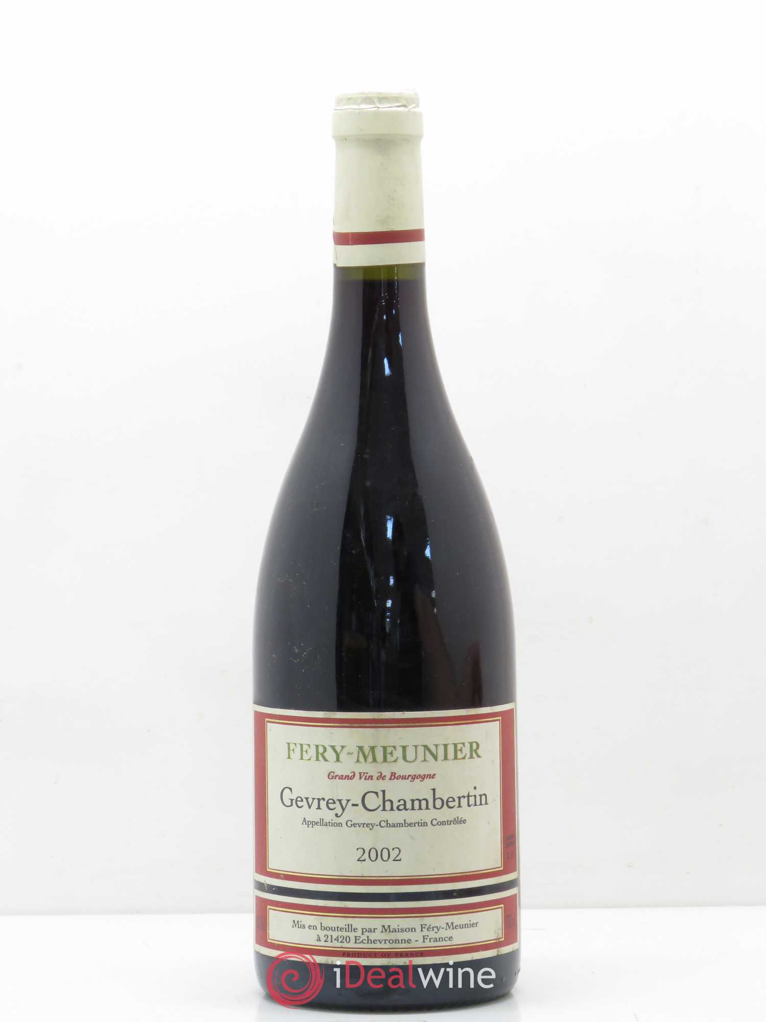 Gevrey-Chambertin Fery Meunier 2002 - Lot de 1 bouteille - 0