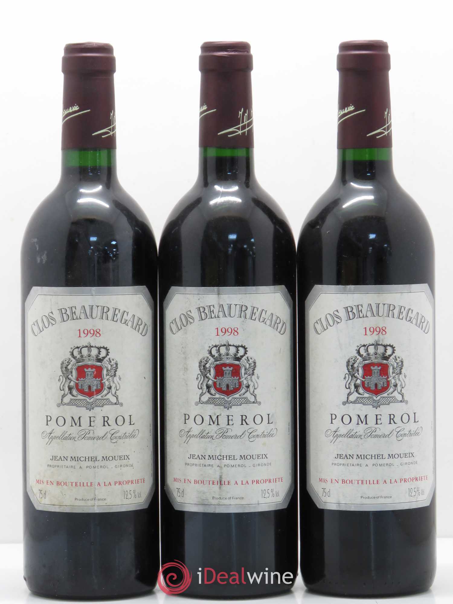 Clos Beauregard 1998 - Lot de 6 bouteilles - 2