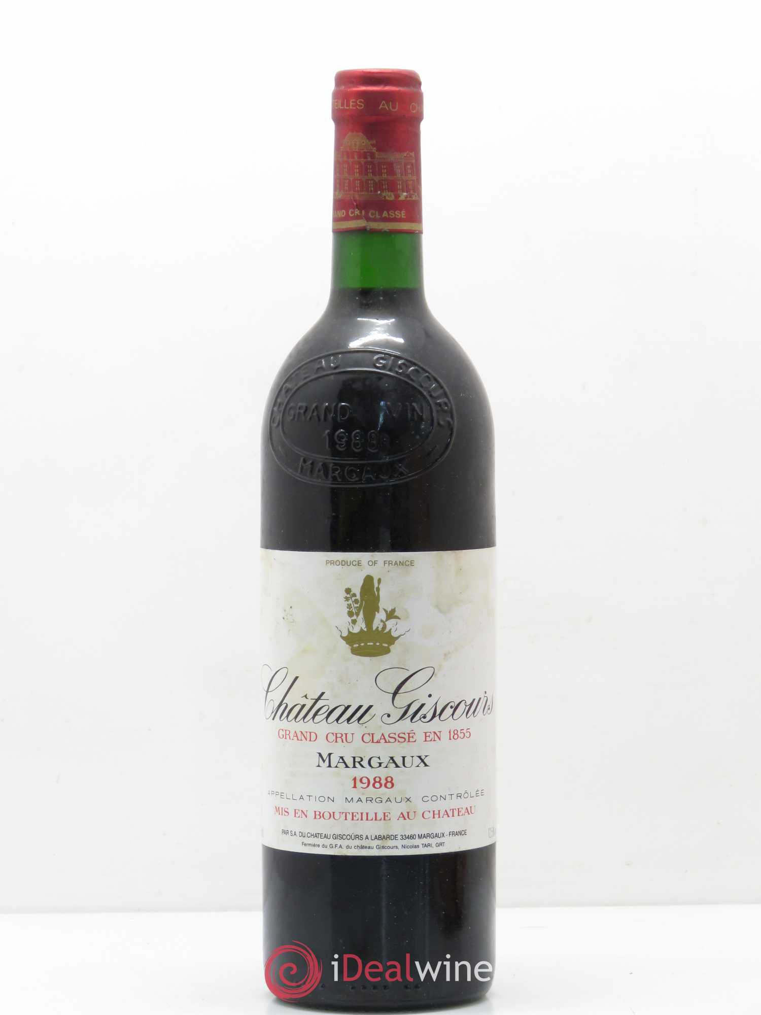 Château Giscours 3ème Grand Cru Classé 1988 - Lot de 1 bouteille - 0
