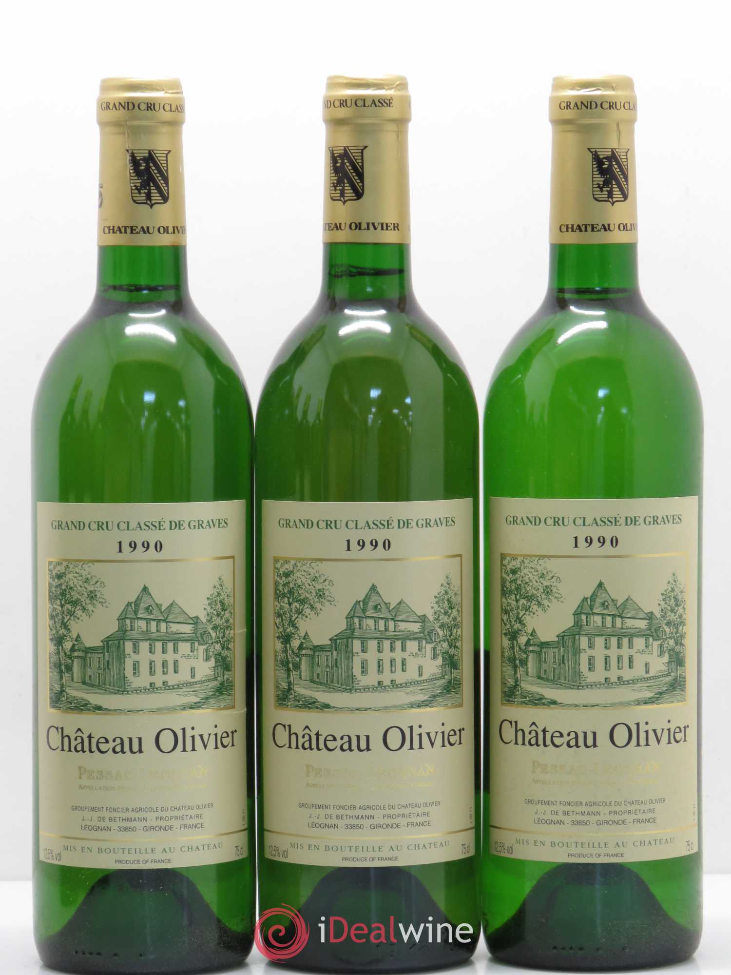 Acheter vin Château Olivier Cru Classé de Graves 1990 (lot
