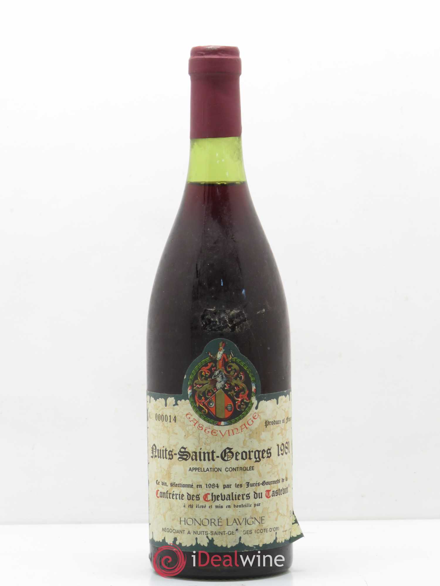 Nuits-Saint-Georges Maison Honore Lavigne 1981 - Posten von 1 Flasche - 0
