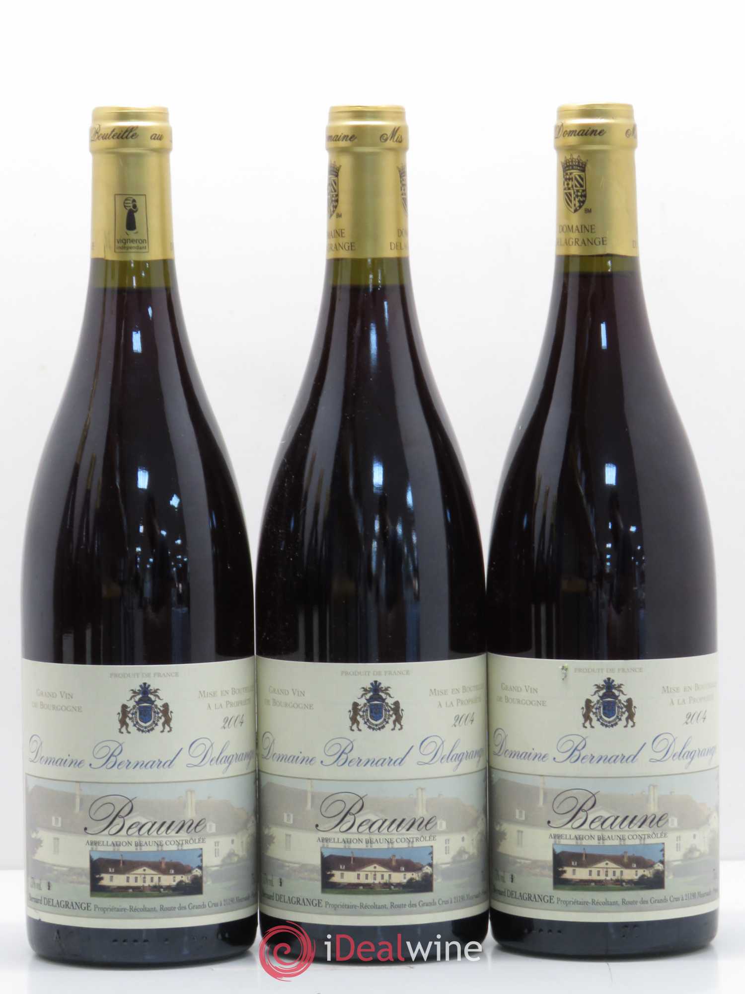 Beaune Domaine Bernard Delagrange (sans prix de réserve) 2004 - Lot de 6 bouteilles - 1
