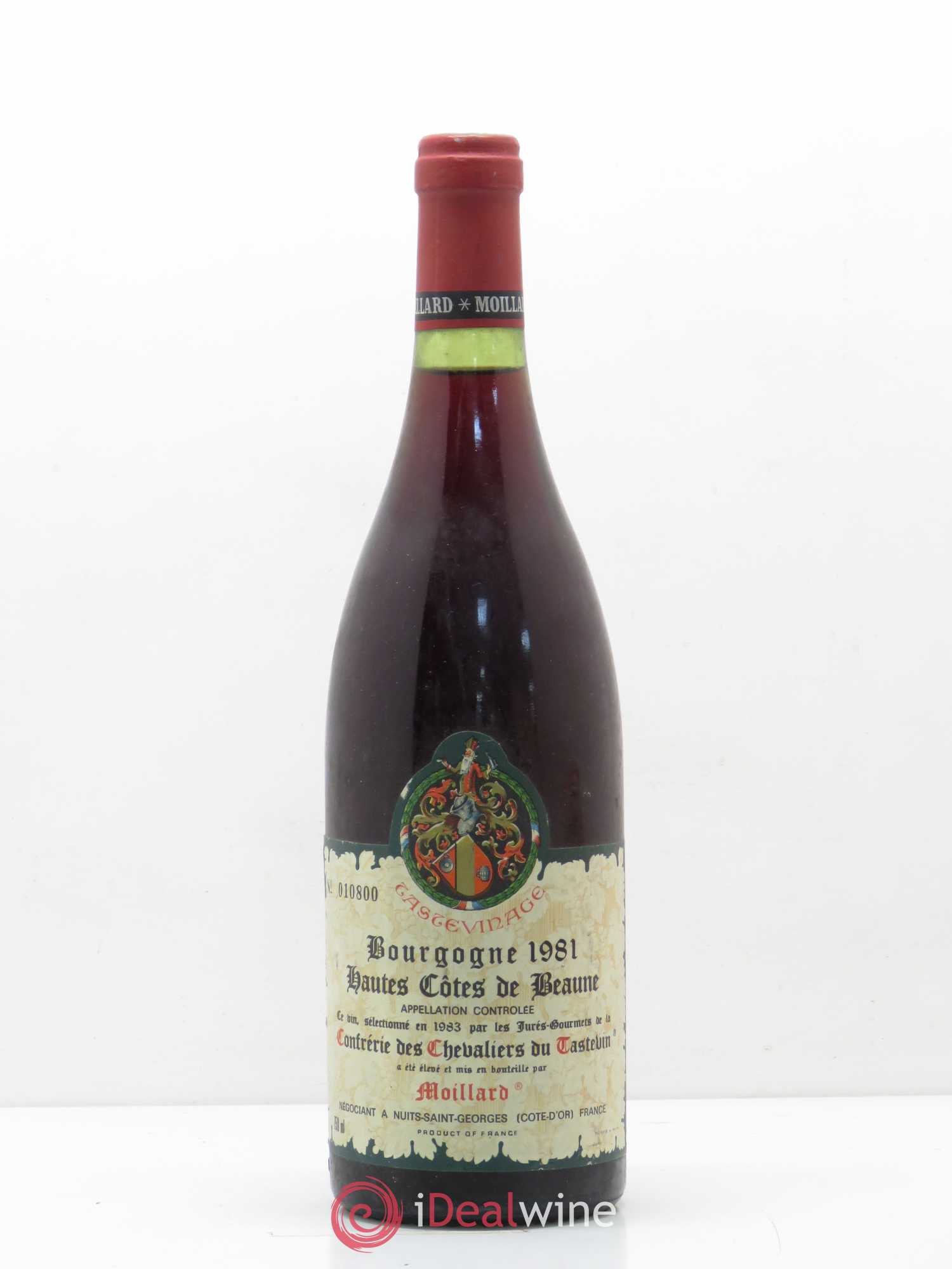 Hautes-Côtes de Beaune Domaine Moillard 1981 - Lot de 1 bouteille - 0