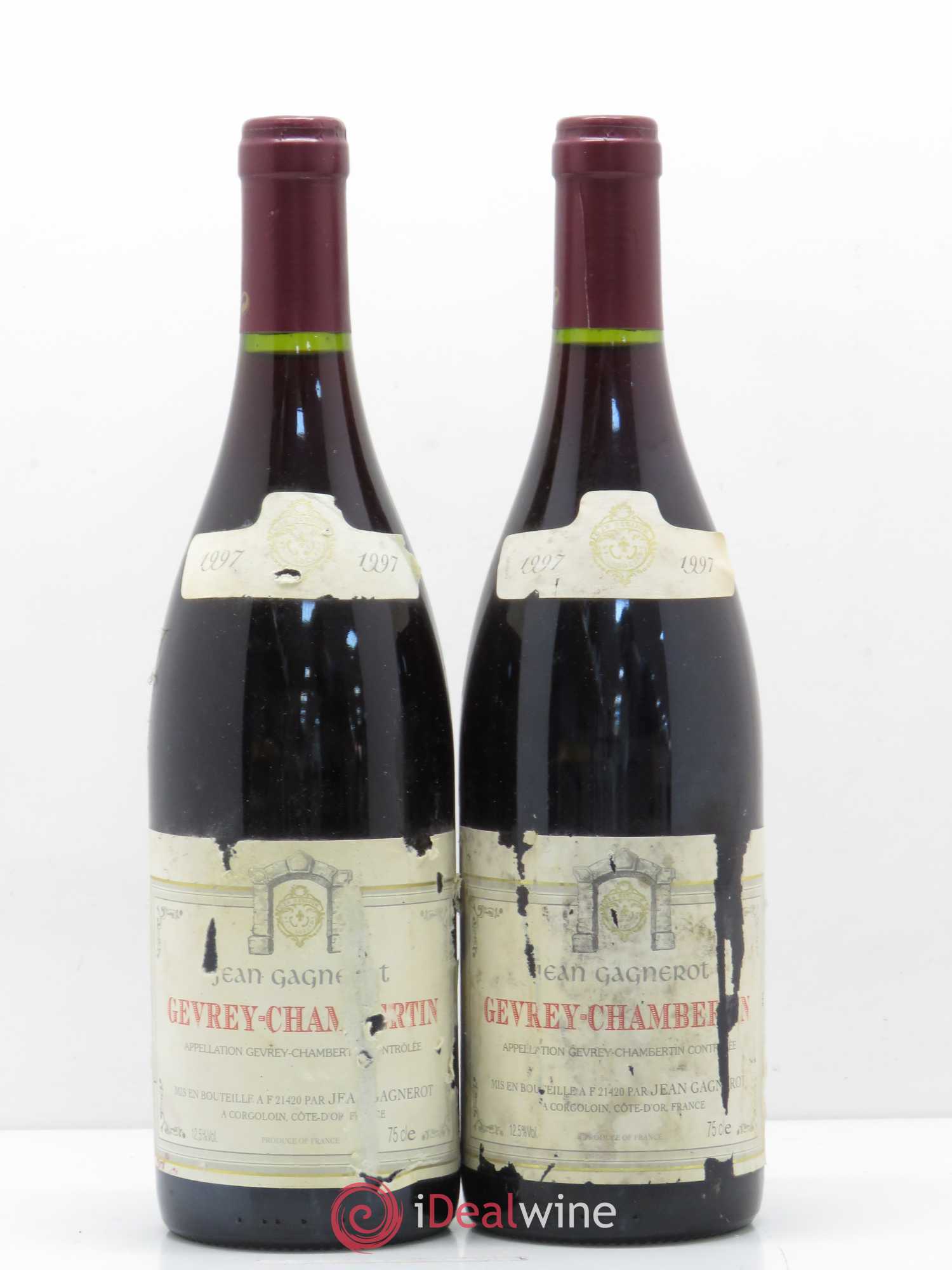 Gevrey-Chambertin Maison Jean Gagnerot 1997 - Posten von 2 Flaschen - 0
