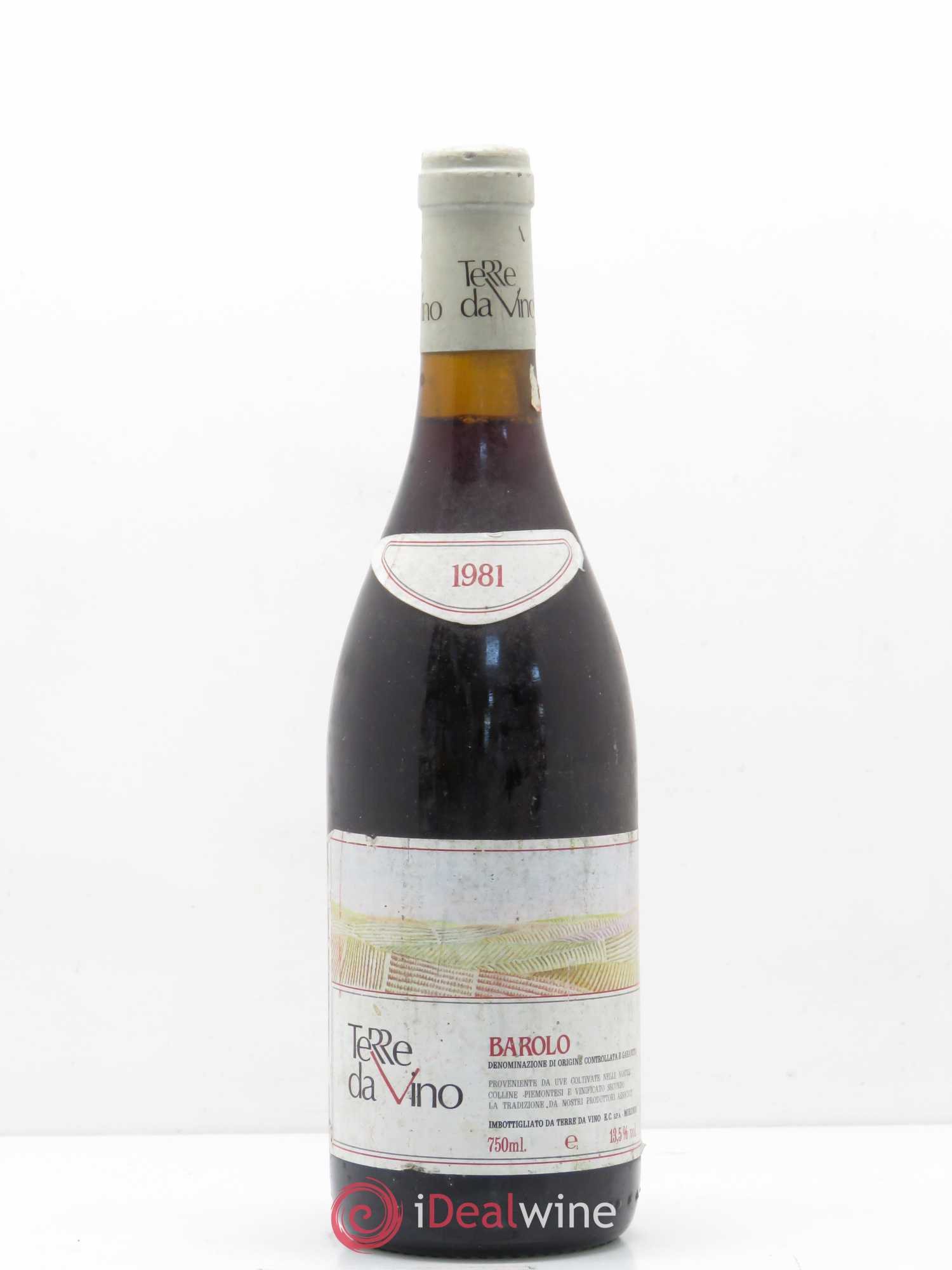 Barolo Terre Da Vino 1981 - Lot de 1 bouteille - 0
