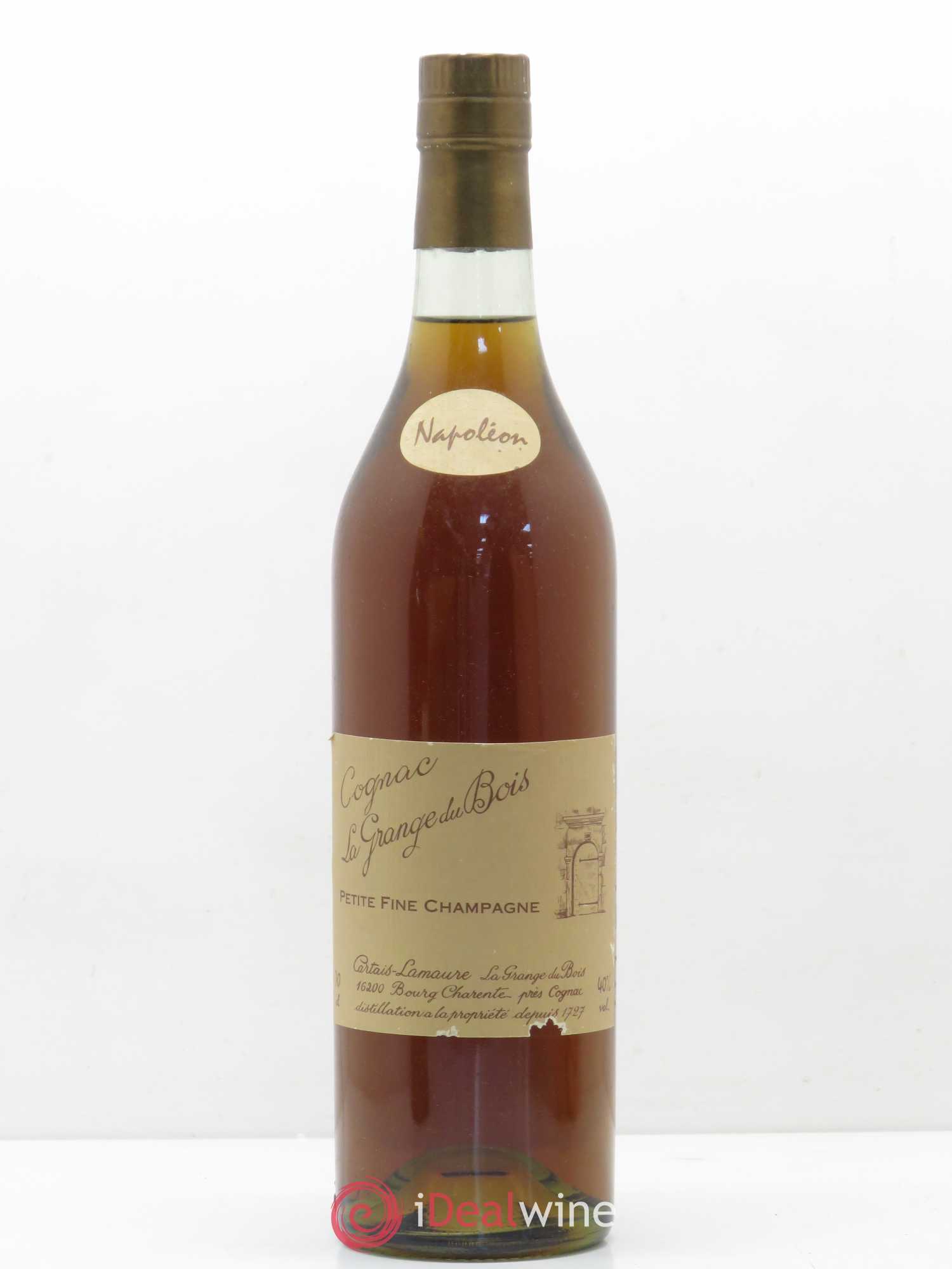 Cognac Napoléon La Grange des Bois Cartais Lamaure - Posten von 1 Flasche - 0