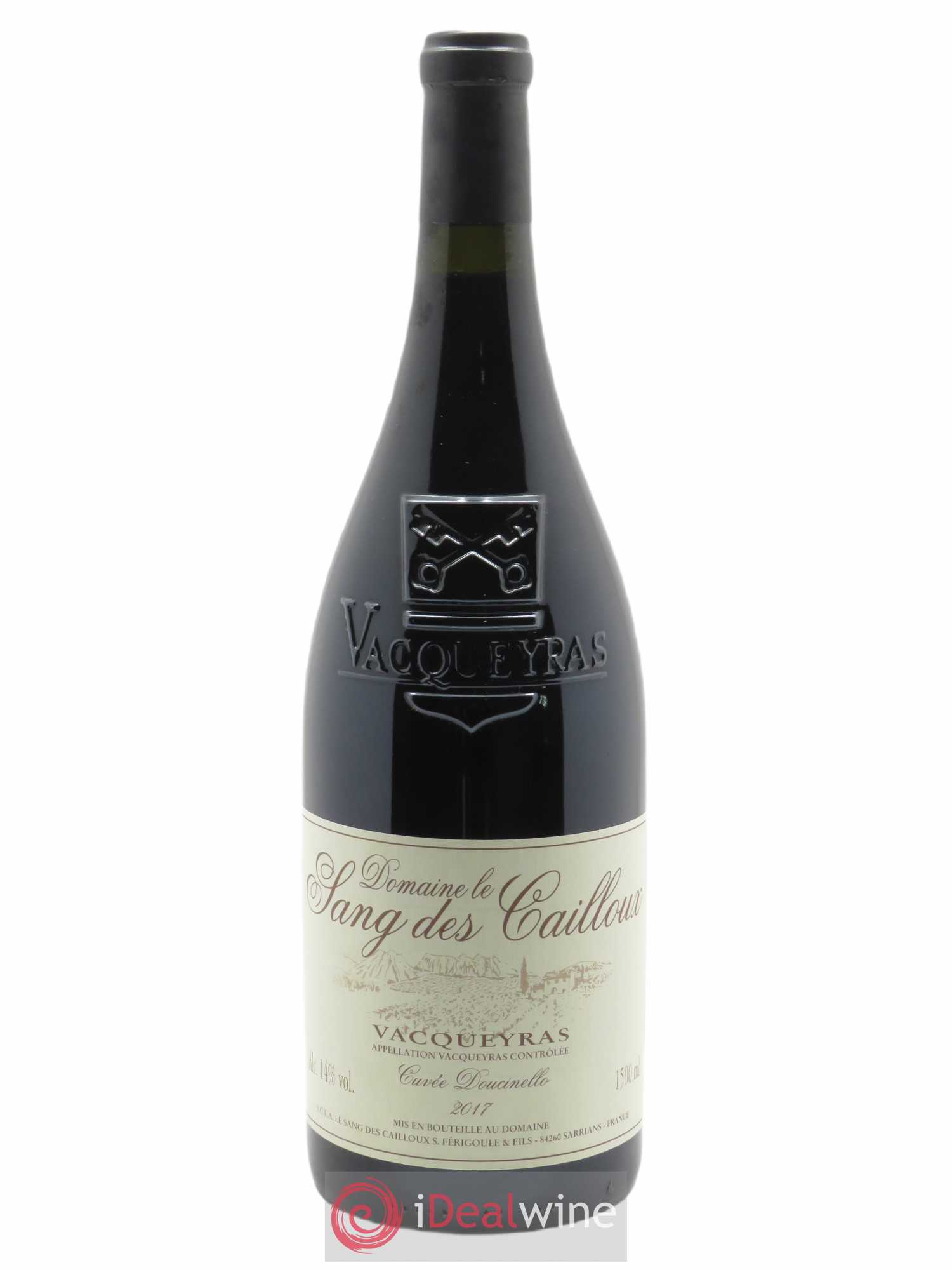 Vacqueyras Doucinello Le Sang des Cailloux 2017 - Lot de 1 magnum - 0