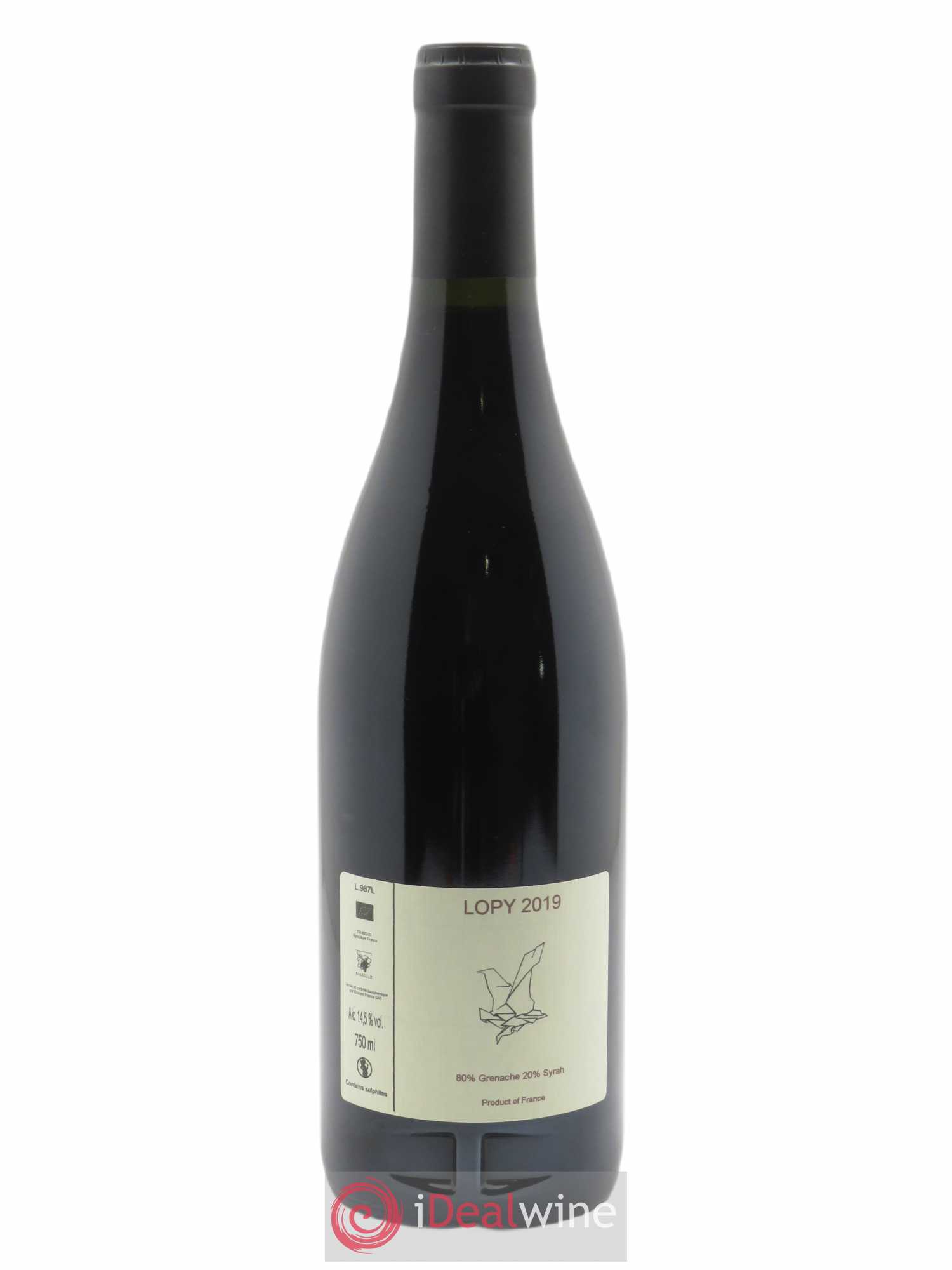 Vacqueyras Cuvée de Lopy Vieilles Vignes Le Sang des Cailloux 2019 - Lot de 1 bouteille - 1