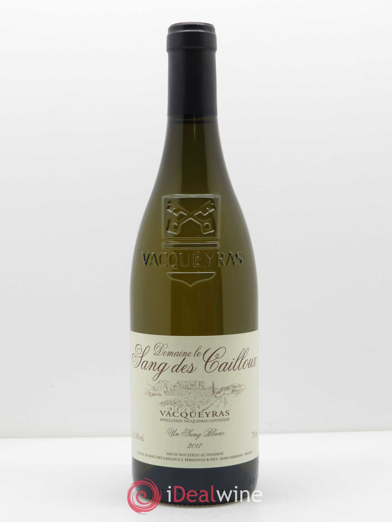 Vacqueyras Un Sang Blanc Le Sang des Cailloux 2017 - Lot de 1 bouteille - 0
