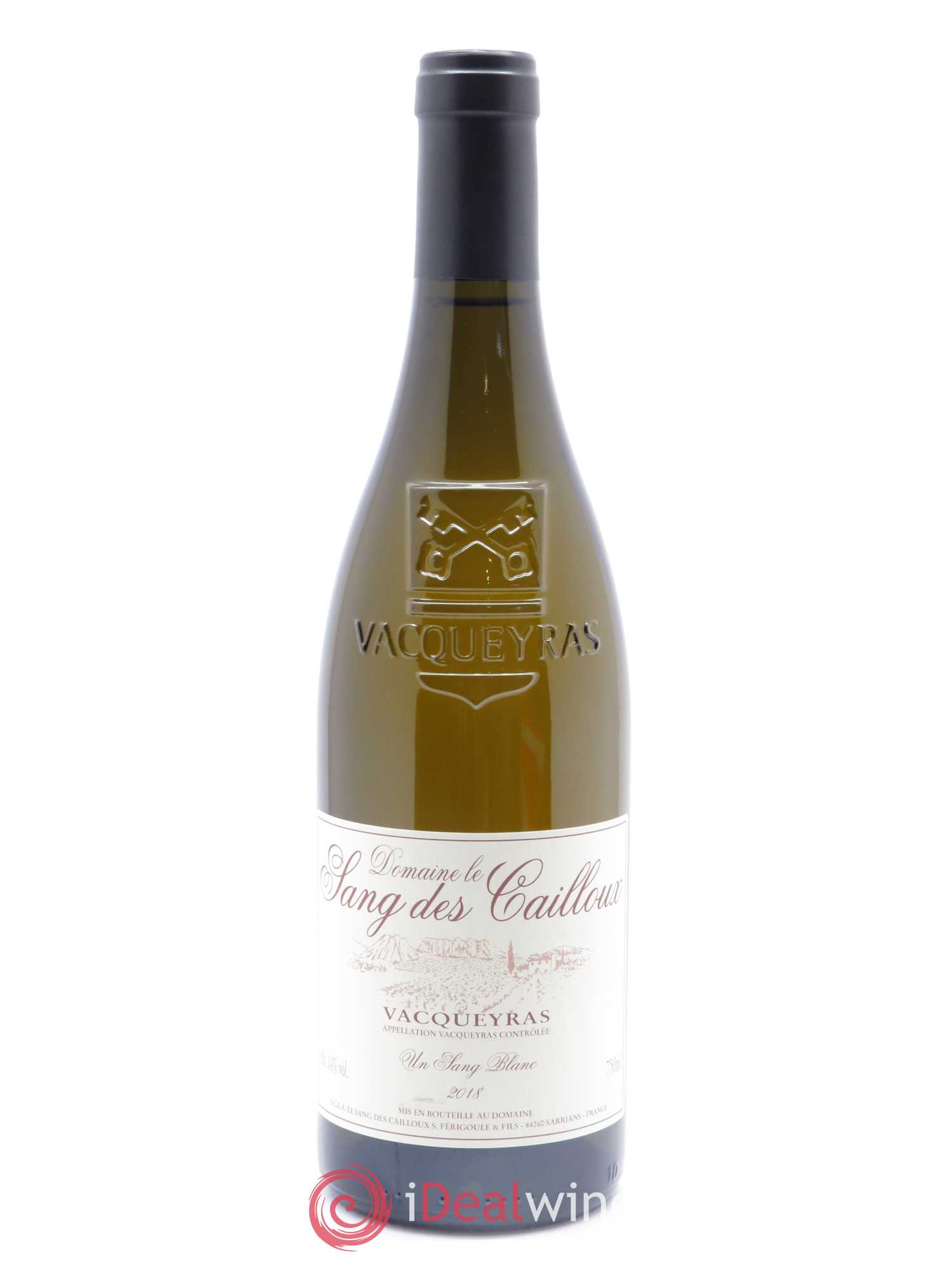 Vacqueyras Un Sang Blanc Le Sang des Cailloux 2018 - Lot de 1 bouteille - 0