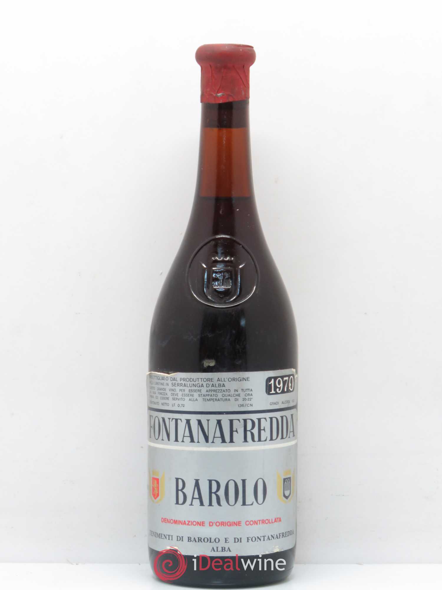 Barolo Fontanafredda 1970 - Lot de 1 bouteille - 0