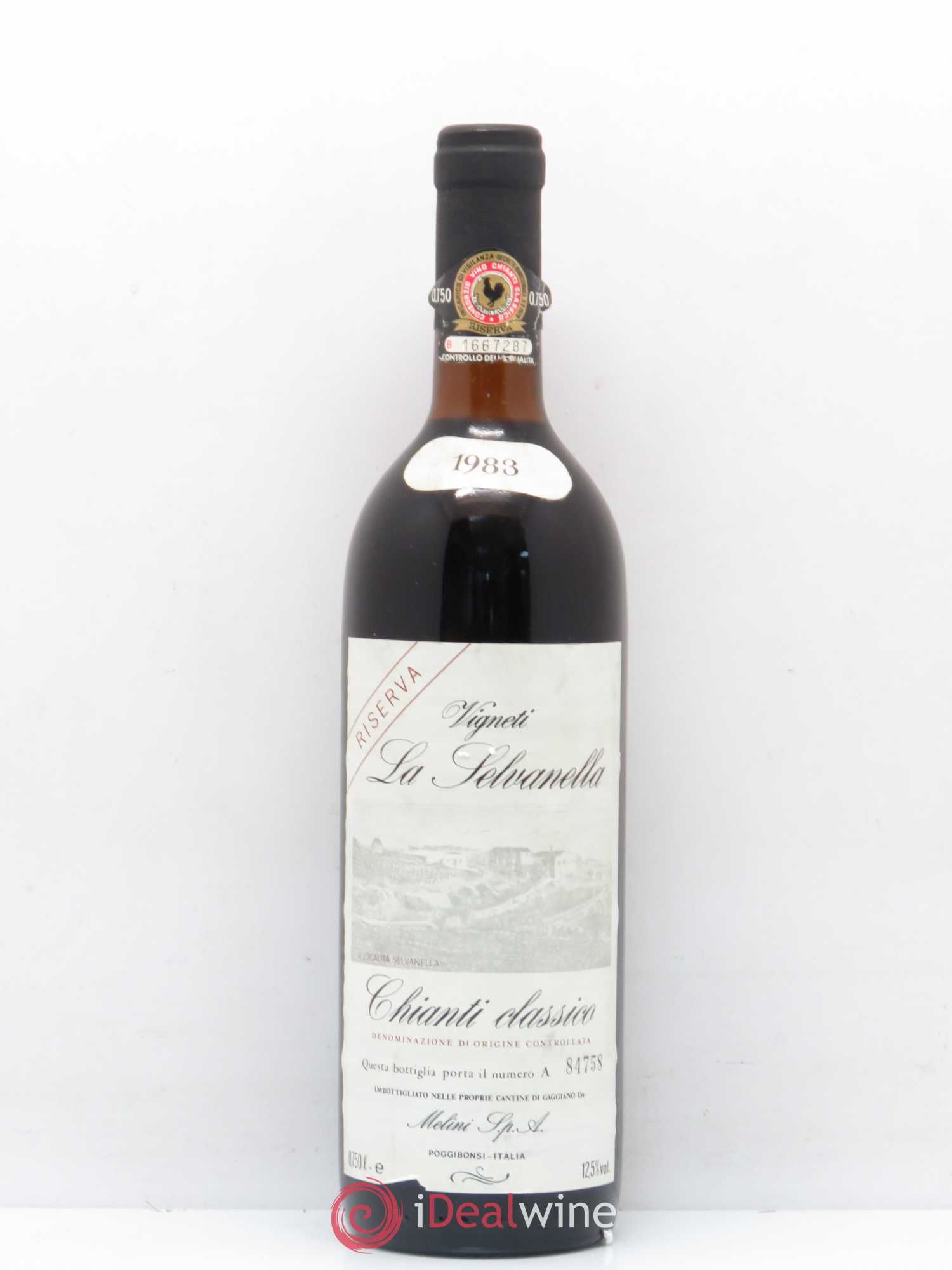 Chianti Classico DOCG Riserva La Selvanella 1983 - Lot de 1 bouteille - 0