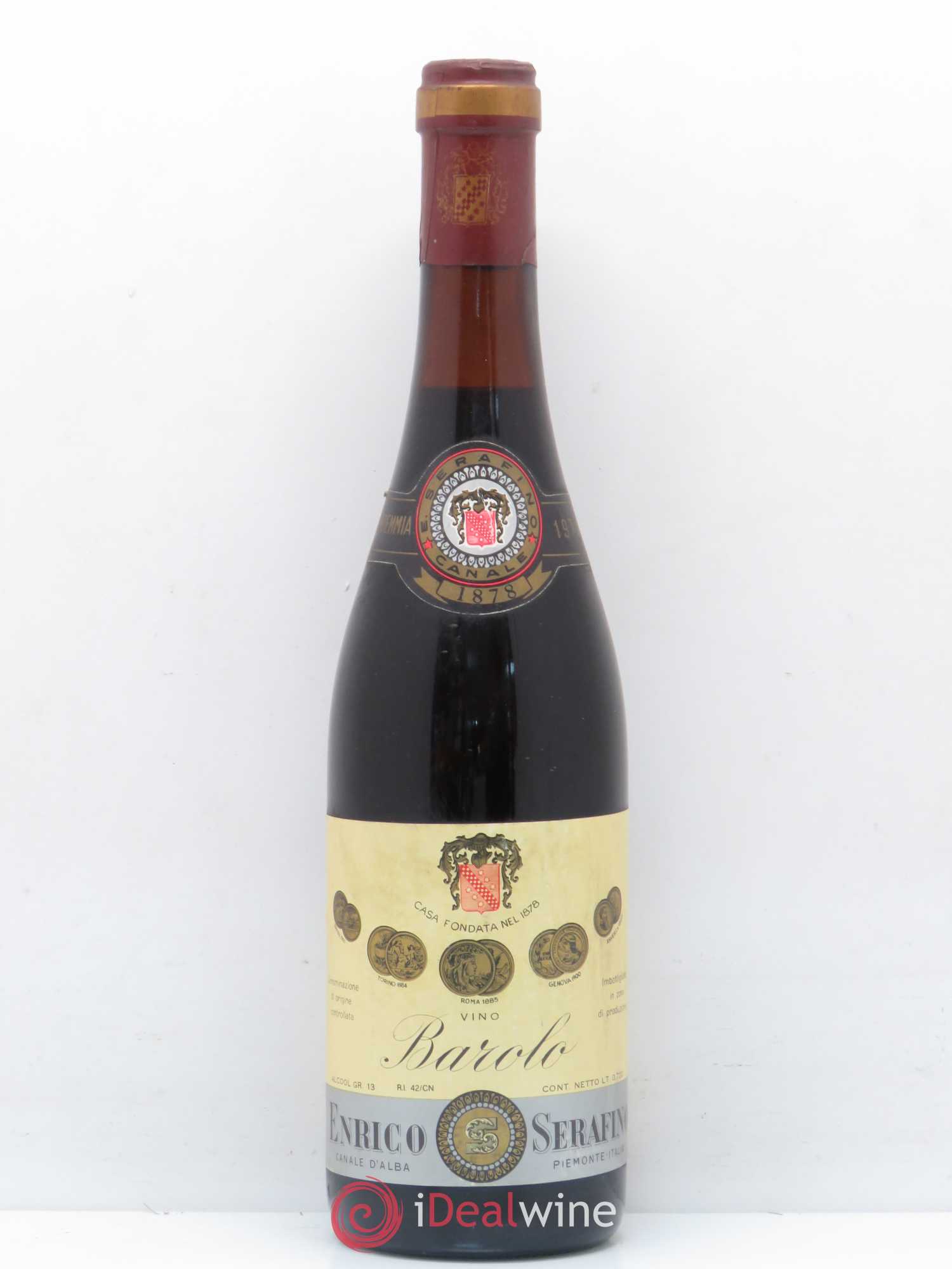 Barolo Enrico Serafino 1970 - Lot de 1 bouteille - 0