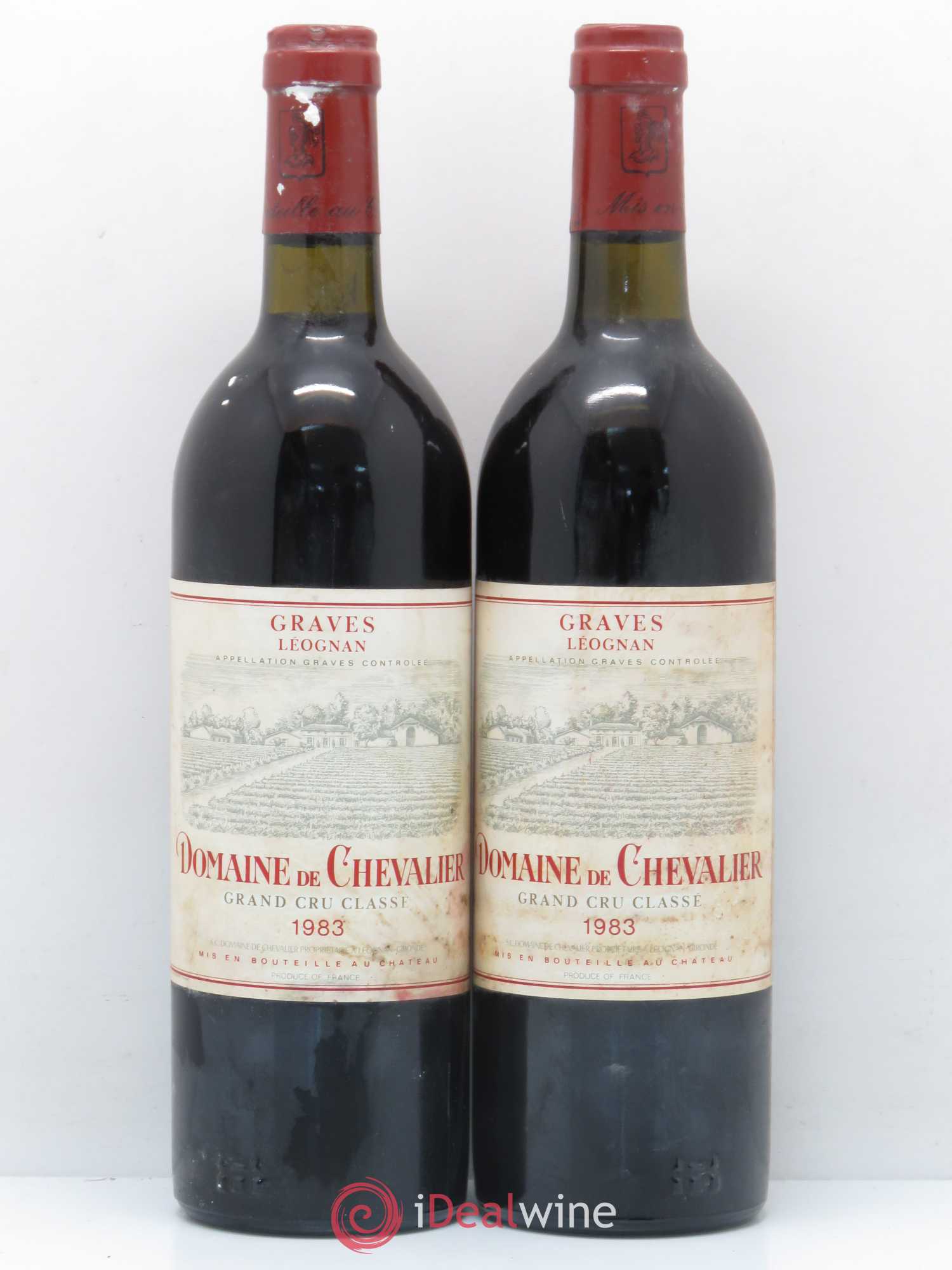 Domaine de Chevalier Cru Classé de Graves 1983 - Lot de 2 bouteilles - 0