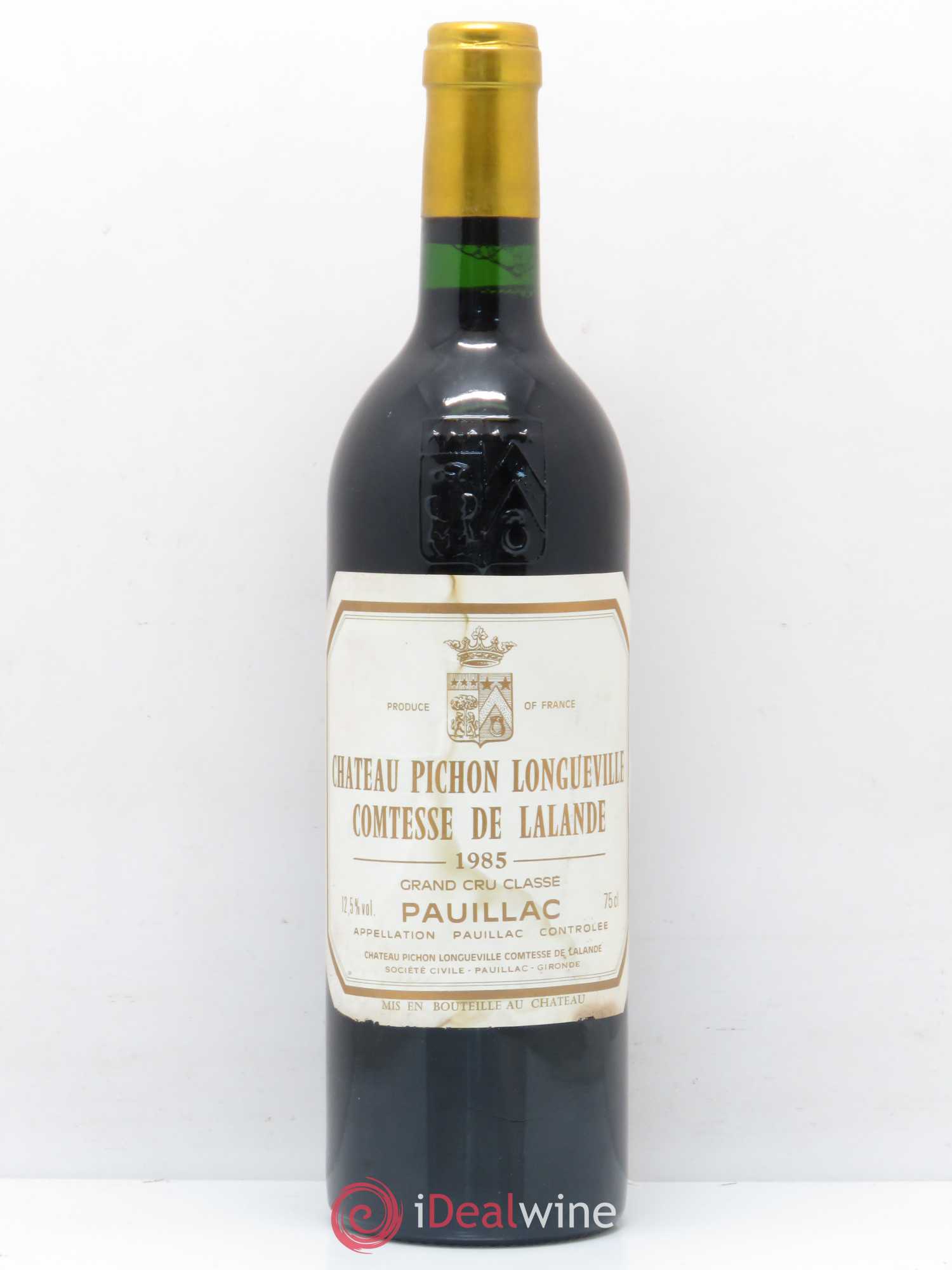 Château Pichon Longueville Comtesse de Lalande 2ème Grand Cru Classé 1985 - Lot de 1 bouteille - 0