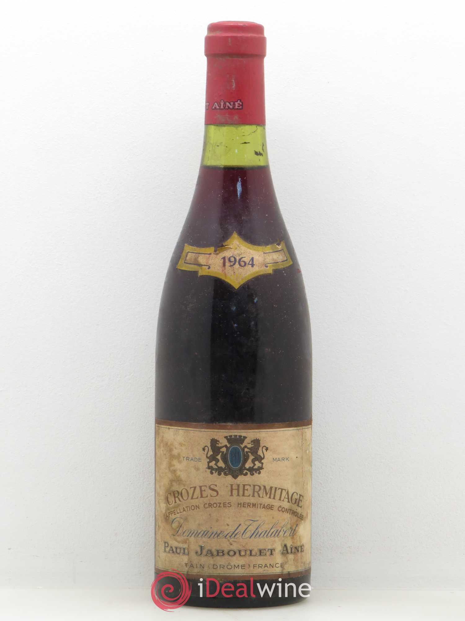 Crozes-Hermitage Domaine de Thalabert Paul Jaboulet Ainé 1964 - Lot de 1 bouteille - 0