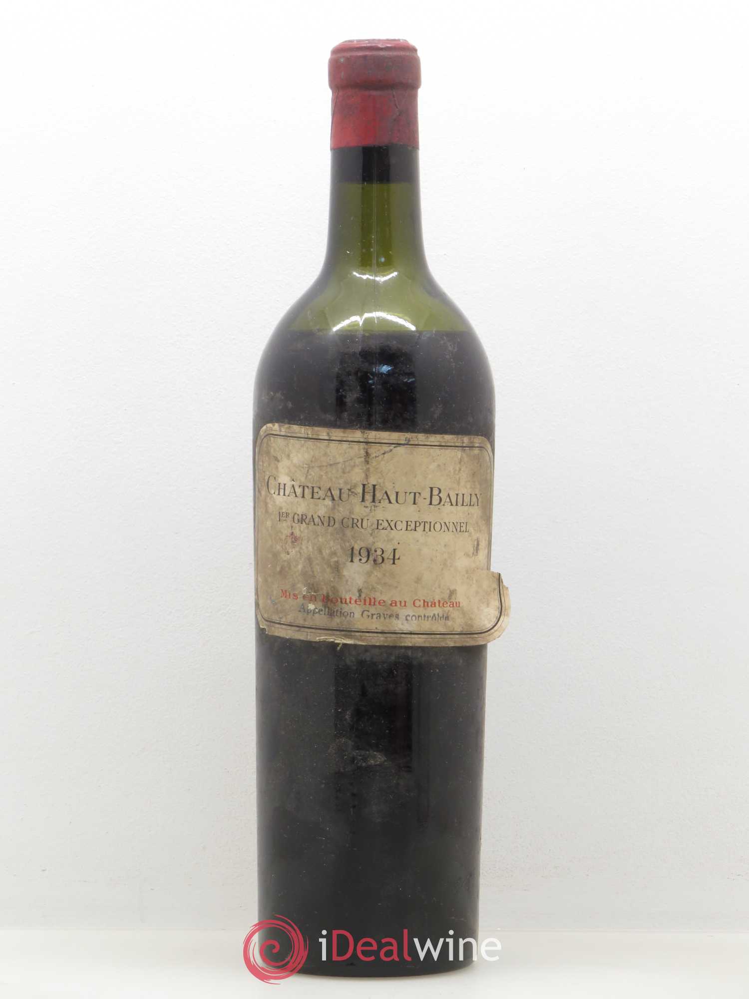 Château Haut-Bailly Cru Classé de Graves 1934 - Lot de 1 bouteille - 0