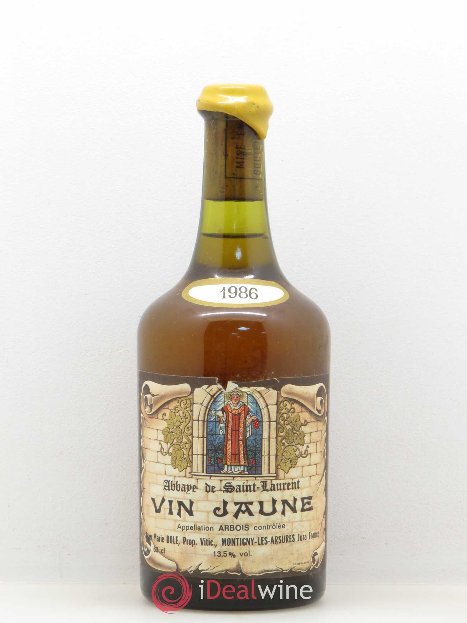 Arbois Vin Jaune Abbaye de Saint Laurent 1986 - Posten von 1 Flasche - 0