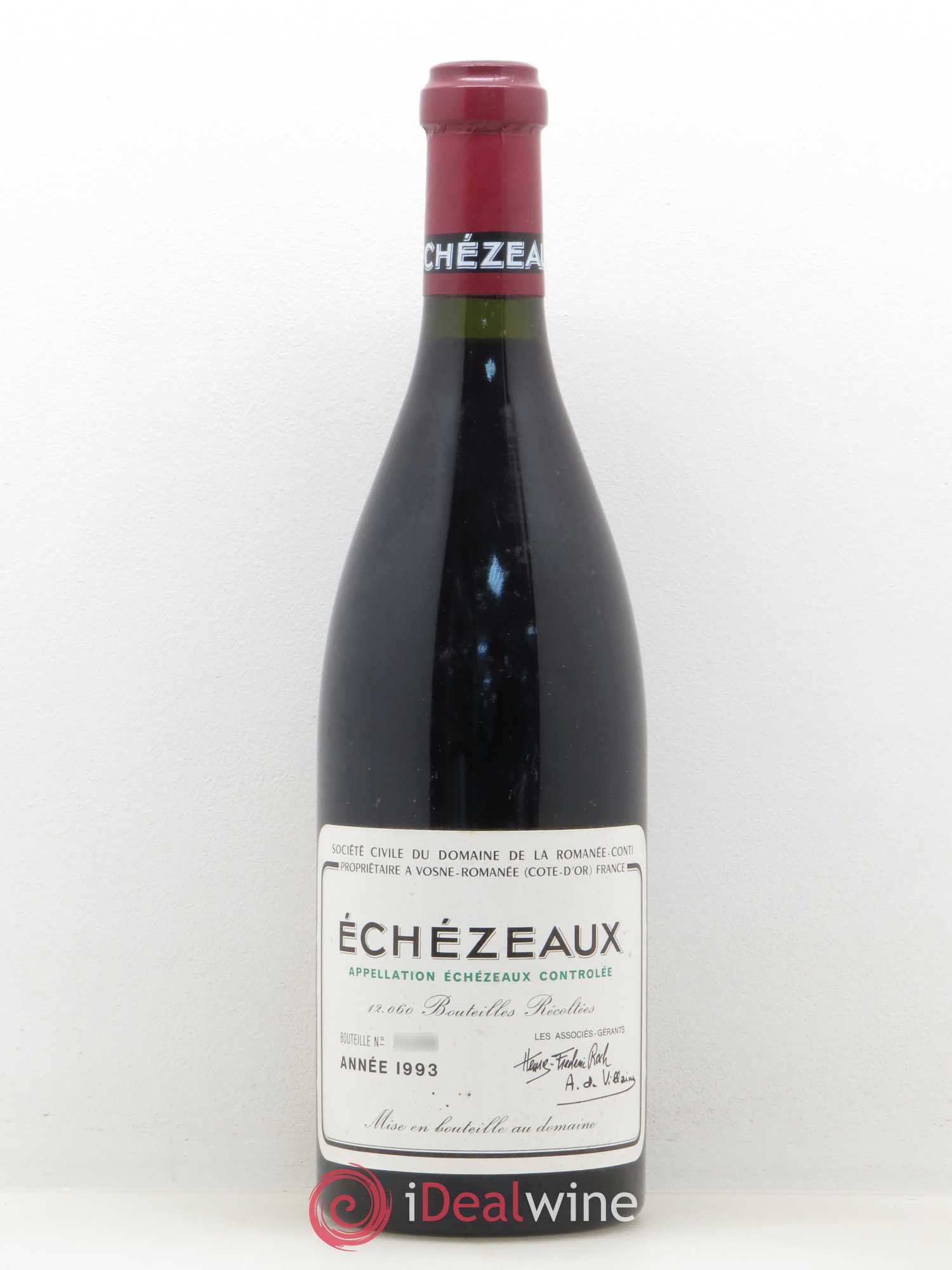 Echezeaux Grand Cru Domaine de la Romanée-Conti 1993 - Lot de 1 bouteille - 0