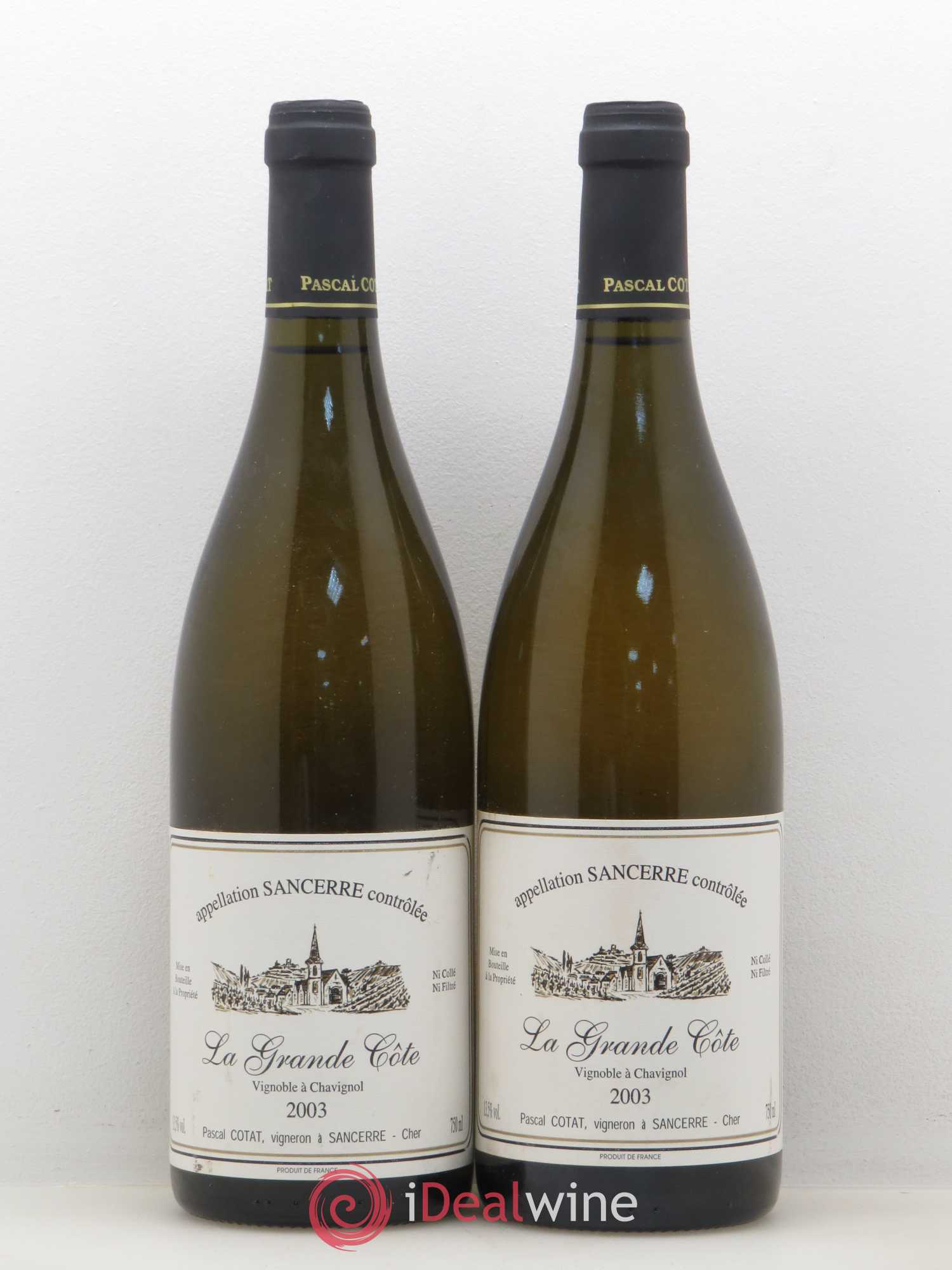 Sancerre La Grande Côte Pascal Cotat 2003 - Lot de 2 bouteilles - 0