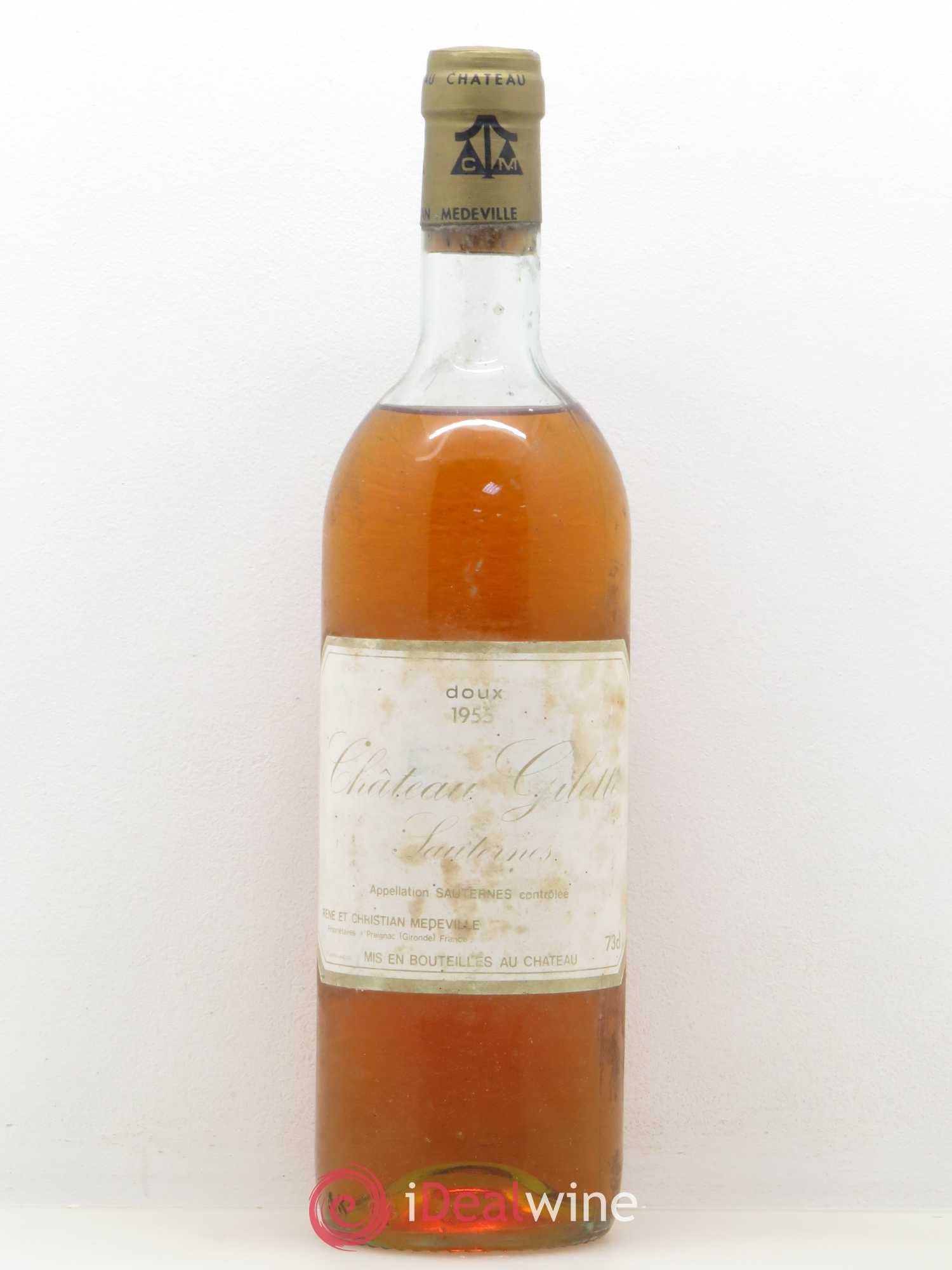 Château Gilette 1955 - Lotto di 1 bottiglia - 0