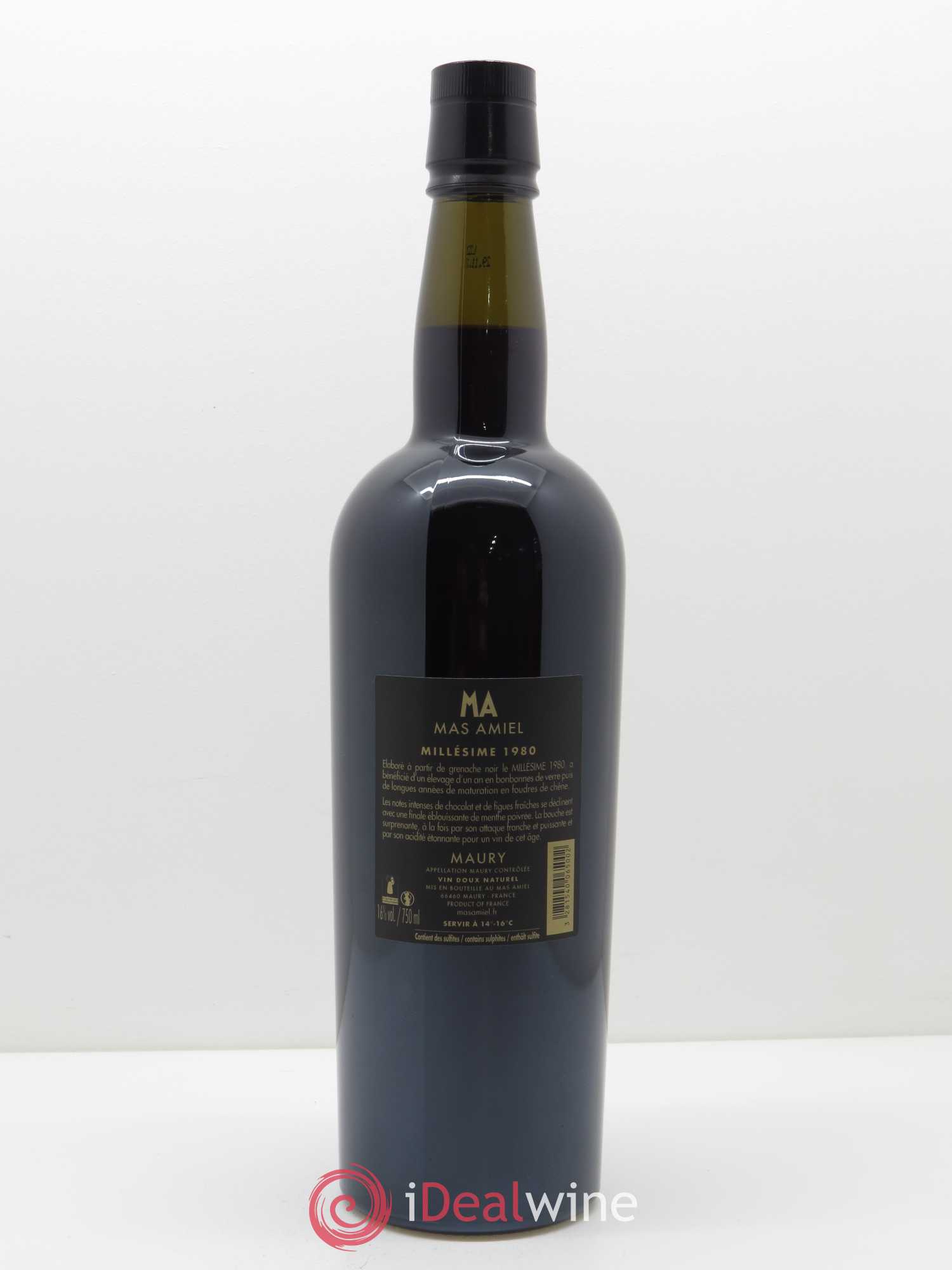 Maury Mas Amiel 1980 - Lot de 1 bouteille - 1