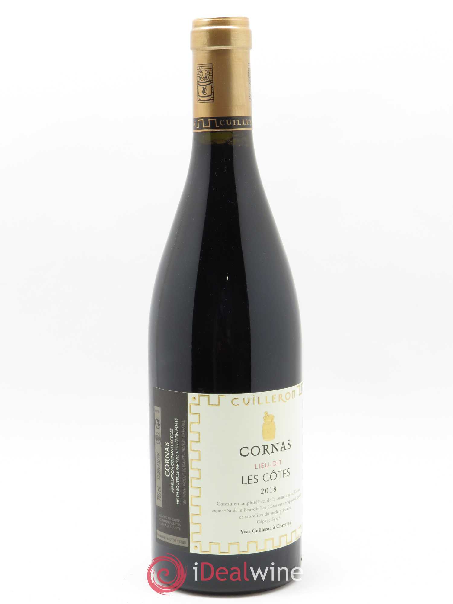Cornas Les Côtes Yves Cuilleron (Domaine) 2018 - Lot of 1 bottle - 1