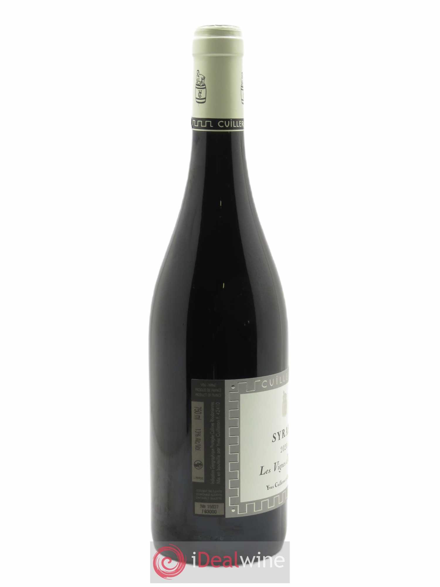 Collines Rhodaniennes Syrah les Vignes d'à côté Yves Cuilleron (Domaine) 2020 - Lot de 1 bouteille - 1