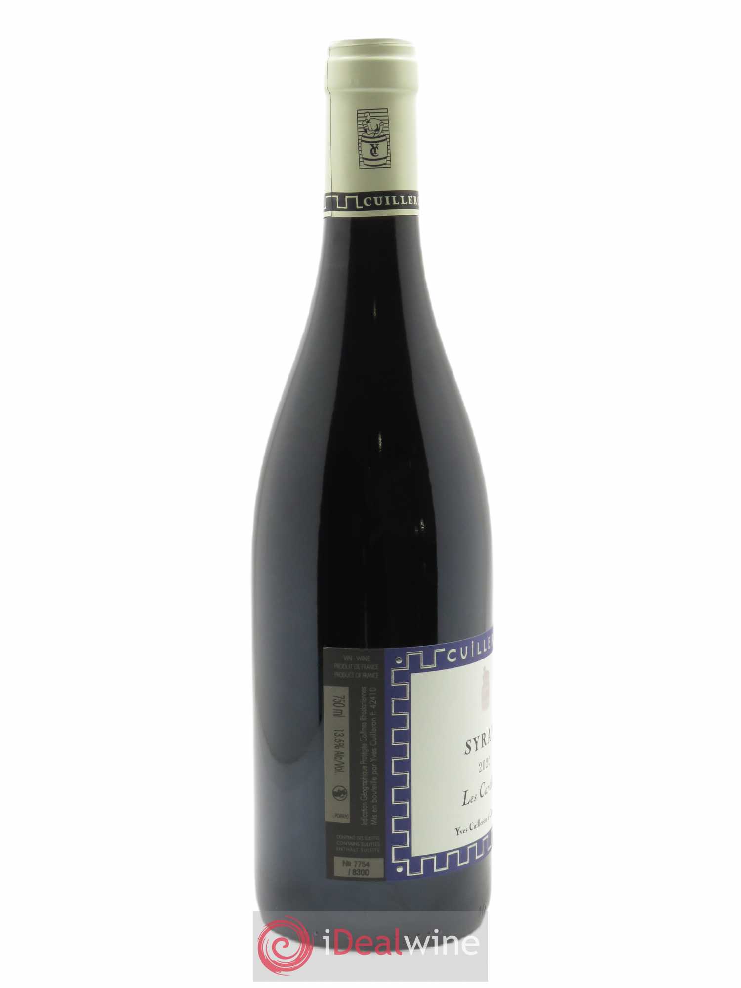 Collines Rhodaniennes Syrah Les Candives Yves Cuilleron (Domaine) 2020 - Lot of 1 bottle - 1