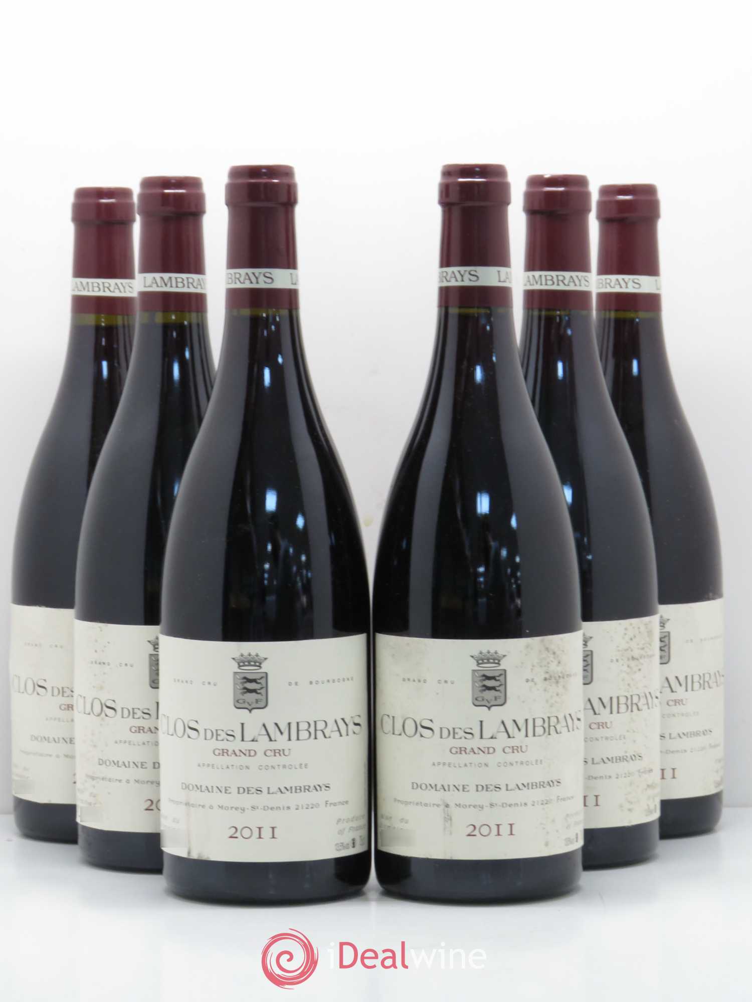 Clos des Lambrays Grand Cru Domaine des Lambrays 2011 - Lot de 6 bouteilles - 0