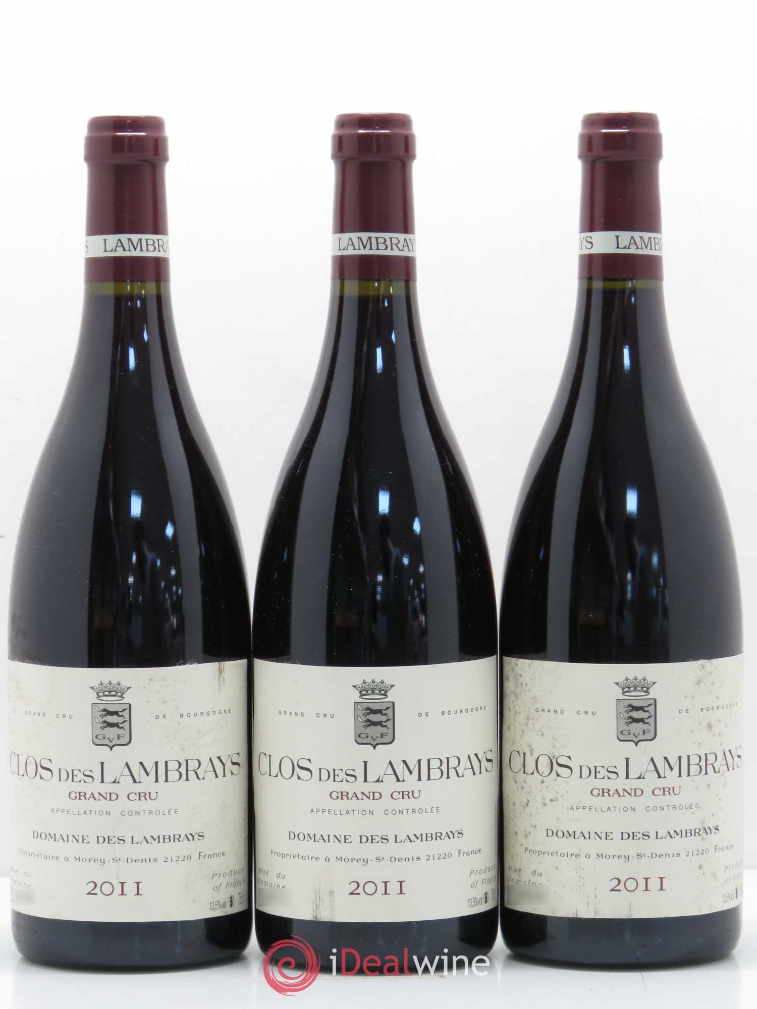 Clos des Lambrays Grand Cru Domaine des Lambrays 2011 - Lot de 3 bouteilles - 0