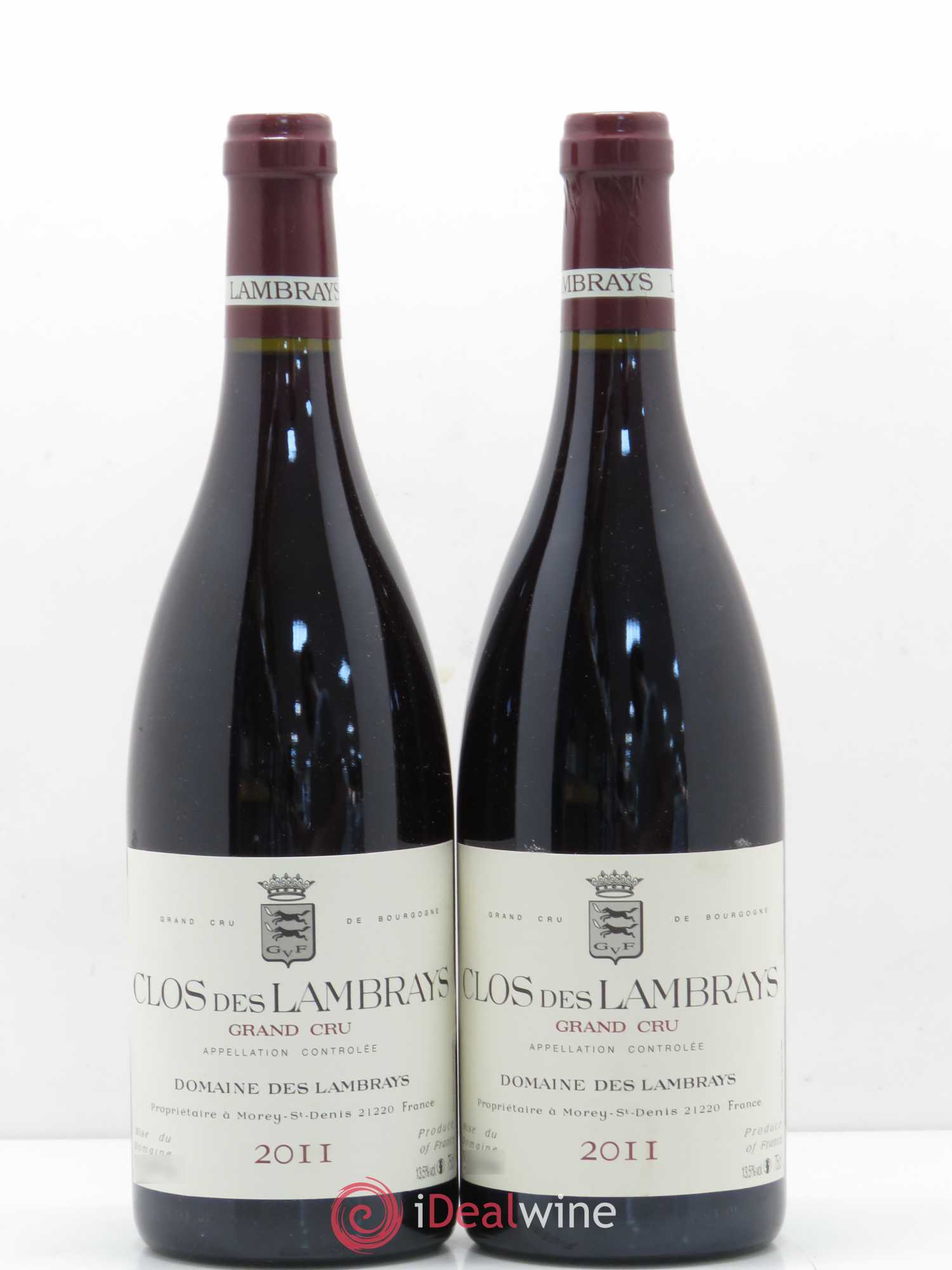 Clos des Lambrays Grand Cru Domaine des Lambrays 2011 - Lot de 2 bouteilles - 0