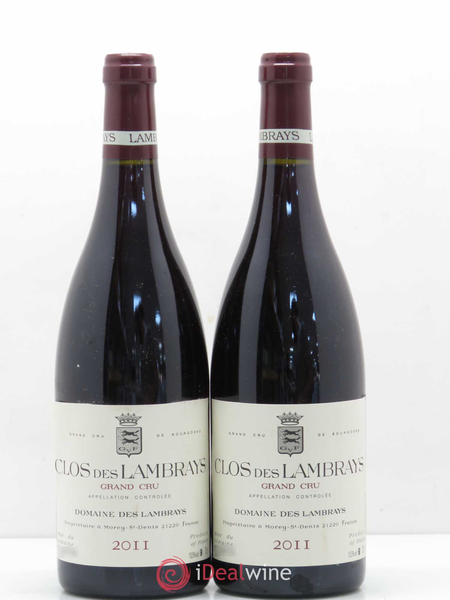 Clos des Lambrays Grand Cru Domaine des Lambrays 2011 - Lot de 2 bouteilles - 0